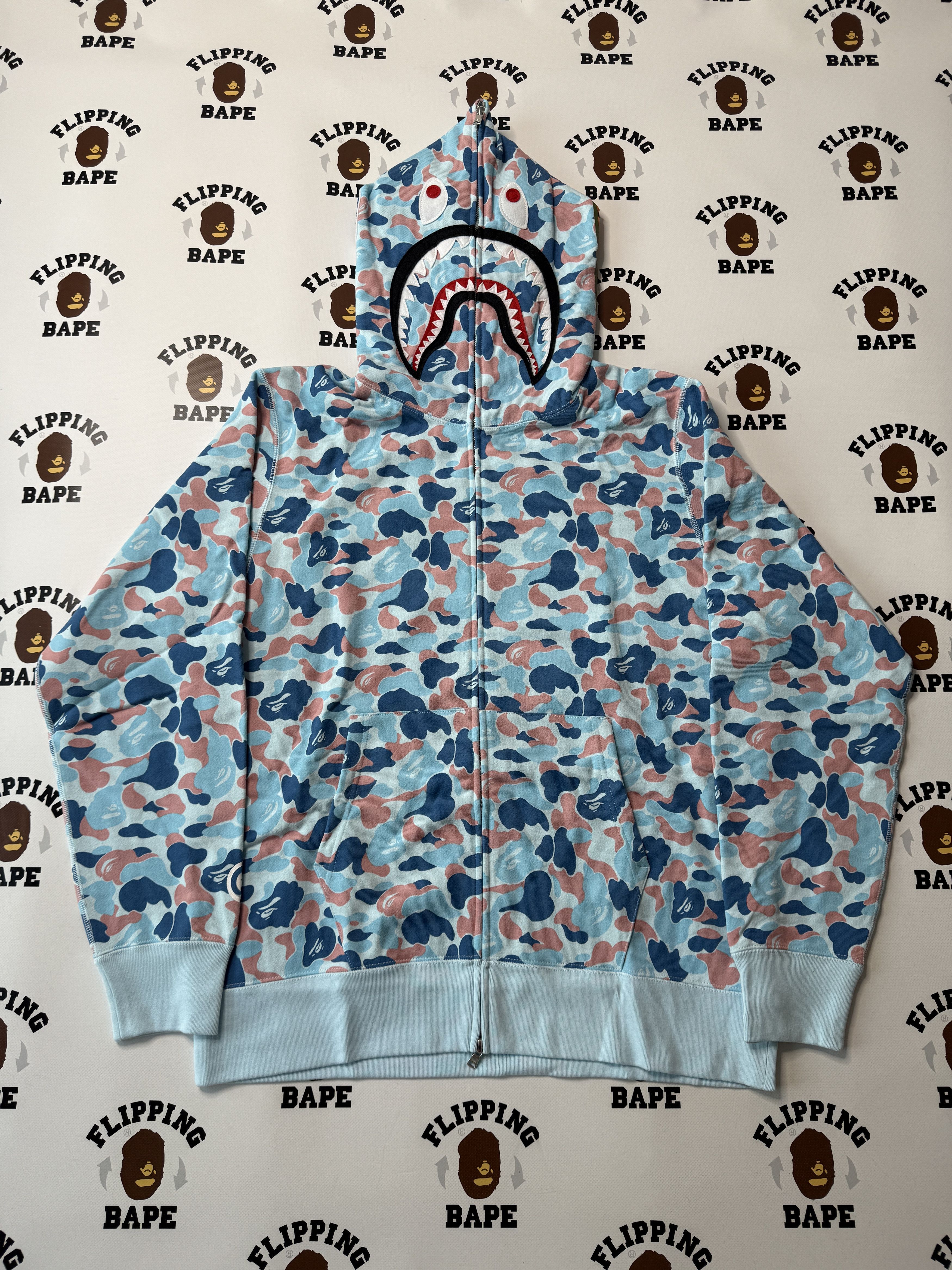 Bape BAPE STORE HANGZHOU SHARK FULL ZIP HOODIE (2025) Size US XL / EU 56 / 4 - 1 Thumbnail