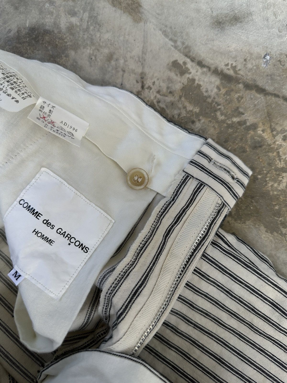 Comme des Garcons Homme SS97 Comme des Garcons Stripes Short Size US 27 - 10 Thumbnail