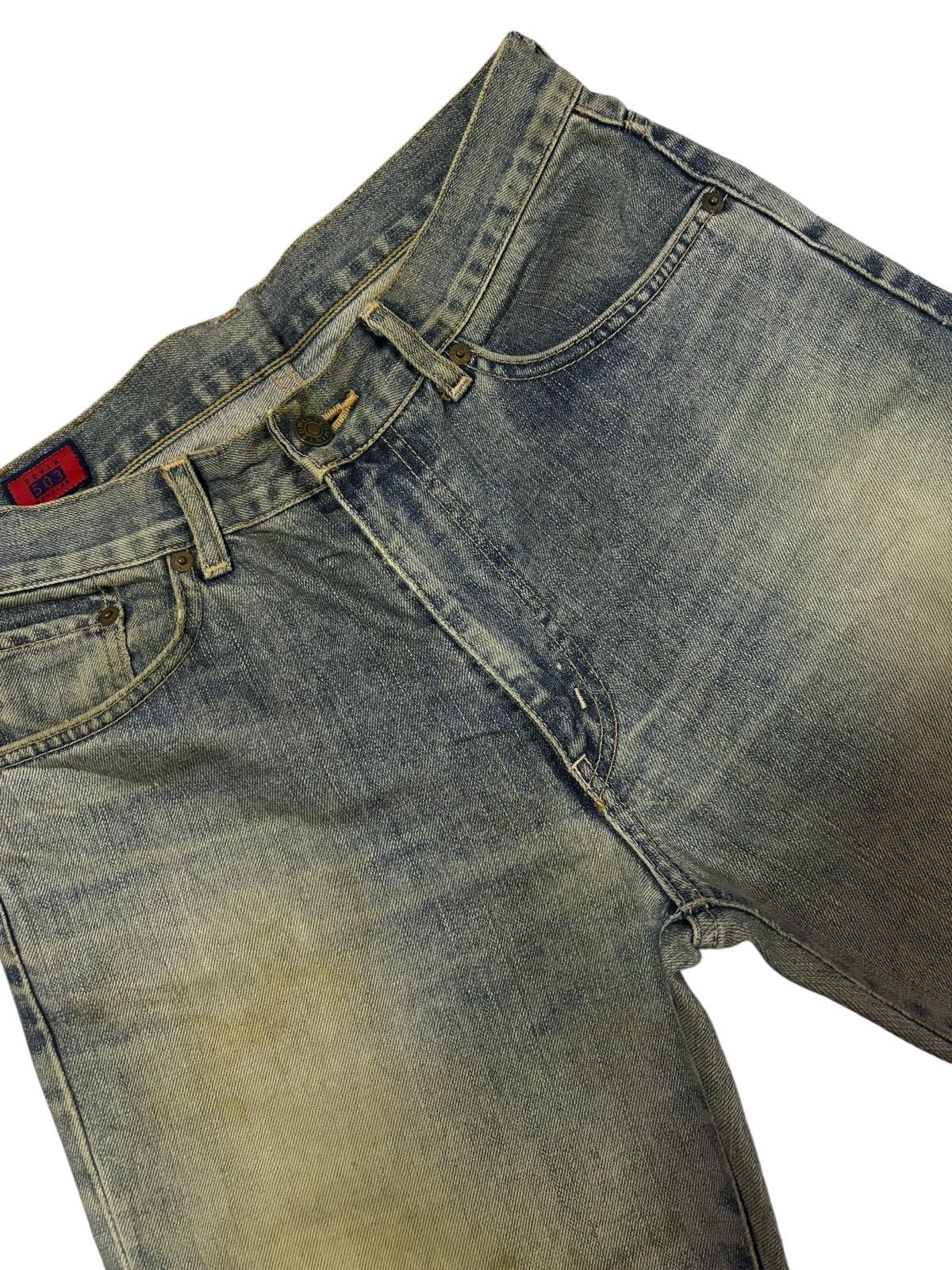 Edwin Vtg Edwin Japan 503 Mud Washed Distressed Jeans Size US 29 - 4 Thumbnail