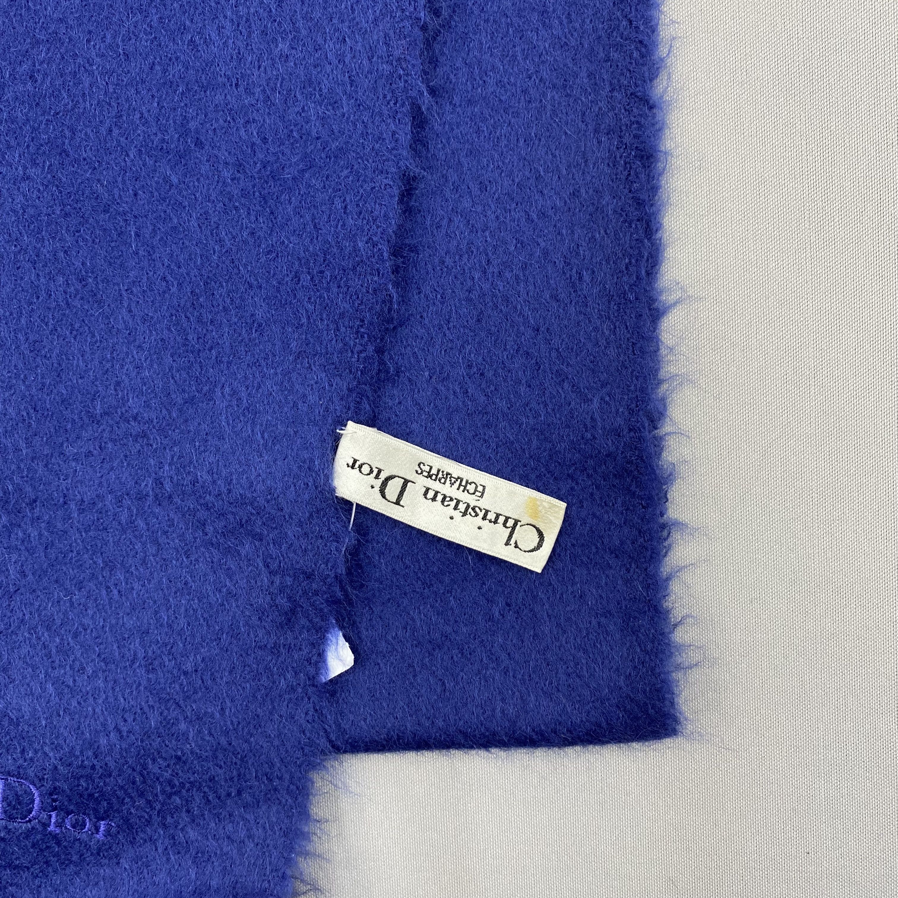 Japanese Brand Vintage Christian Dior Scarf Muffler Wool Shawl Wrap Scarves Size ONE SIZE - 6 Thumbnail