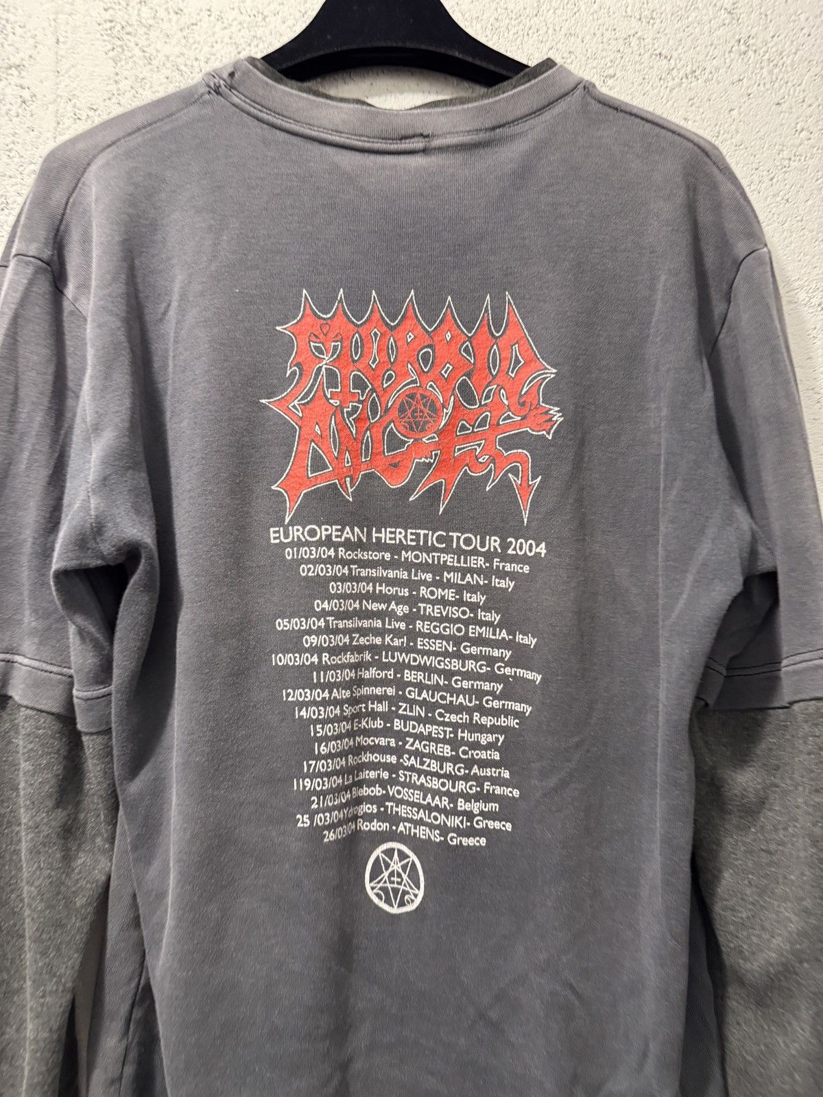 Band Tees × Vintage *RARE* 2004 FRANCE TOUR BAND TEE VINTAGE MORBID ANGEL 00s Size US M / EU 48-50 / 2 - 8 Thumbnail