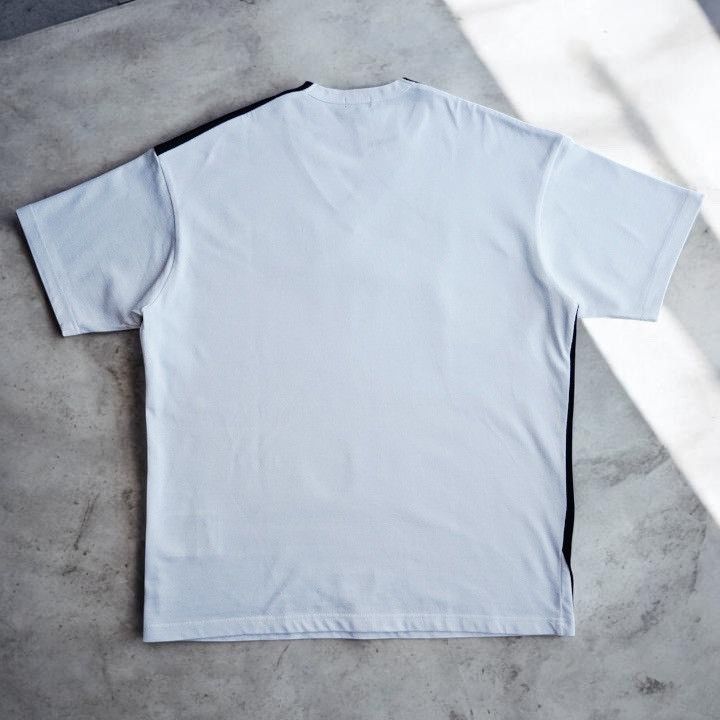 Comme des Garcons Homme 25SS COMME des GARCONS HOMME Mixed Media Layered Tee White S Size US S / EU 44-46 / 1 - 2 Thumbnail