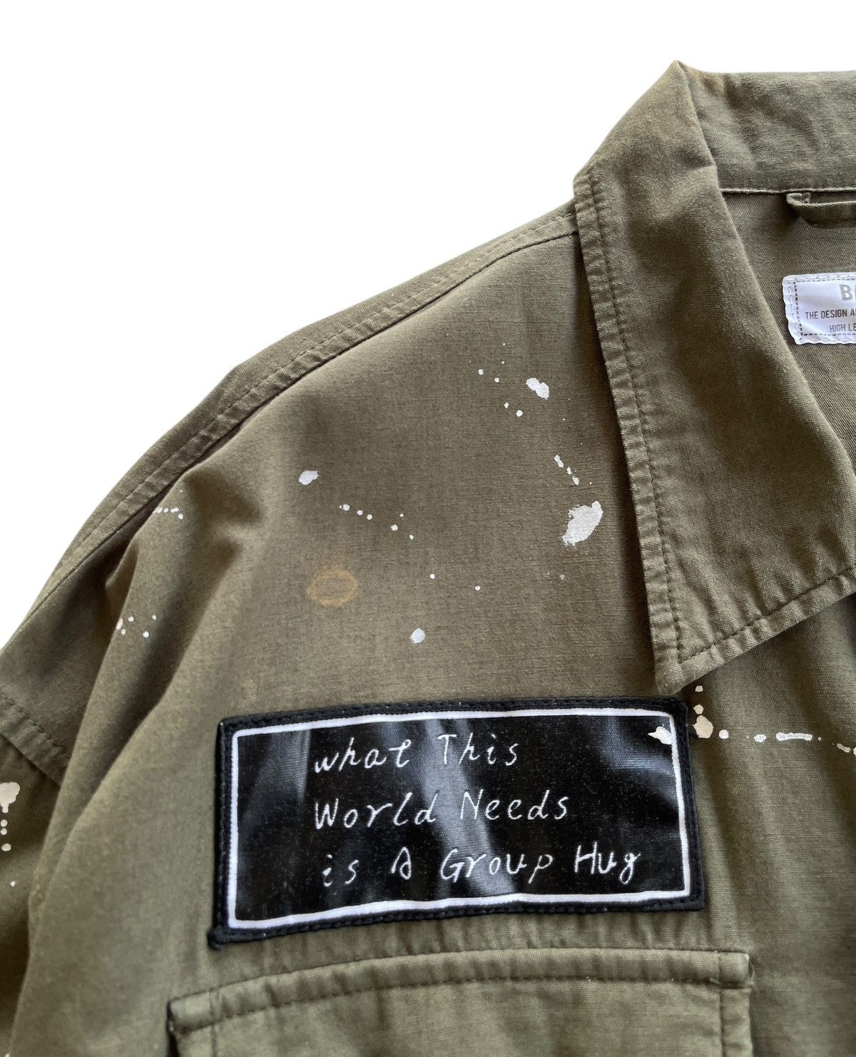 Japanese Brand Baycrest Paint Splash Fatique Field Jacket Size US L / EU 52-54 / 3 - 12 Thumbnail