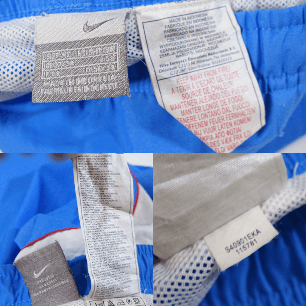Nike 90S Swoosh Logo Swim Shorts Size US 36 / EU 52 - 7 Thumbnail
