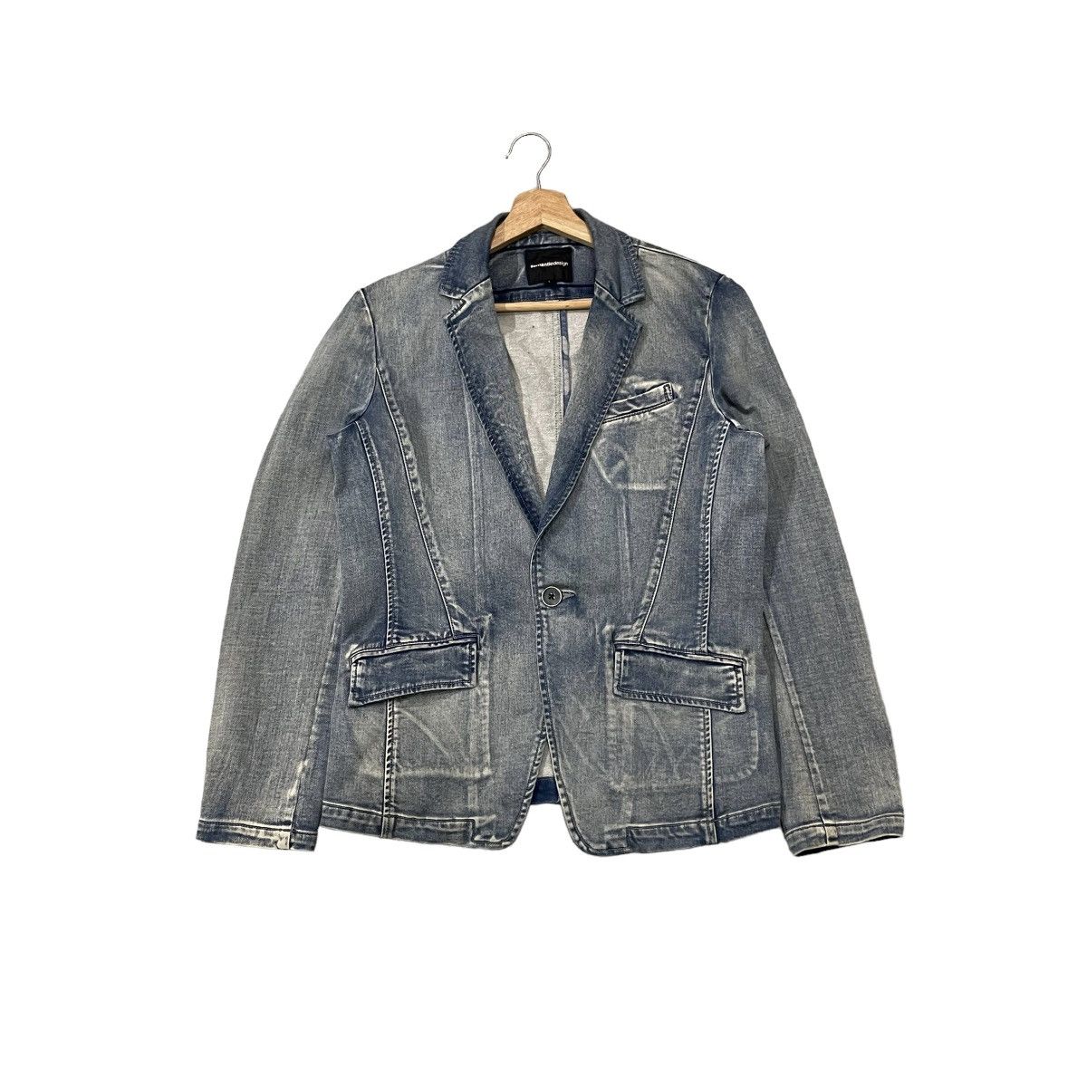 semanticdesign Vintage Semantic Design Denim Style Single Button Jacket Size US L / EU 52-54 / 3 - 1 Thumbnail