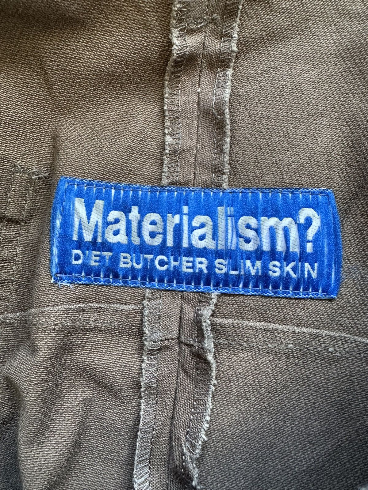 Diet Butcher Slim Skin 90’s '' Materialism?'' Diet Butcher slim skin cargo pants Size US 28 / EU 44 - 17 Thumbnail