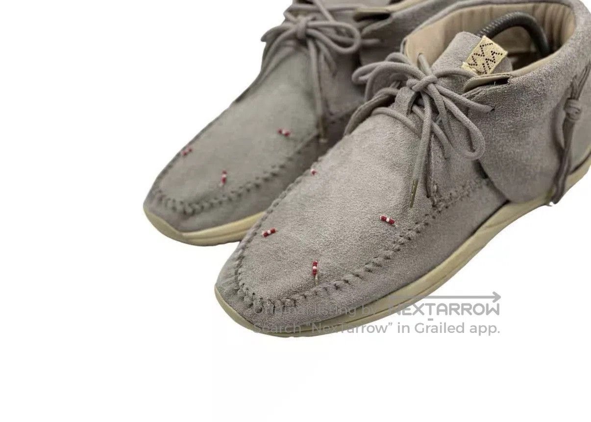 Visvim Gray Suede Lace-Up Moccasin Shoes Size 9. Size US 9 / EU 42 - 2 Thumbnail