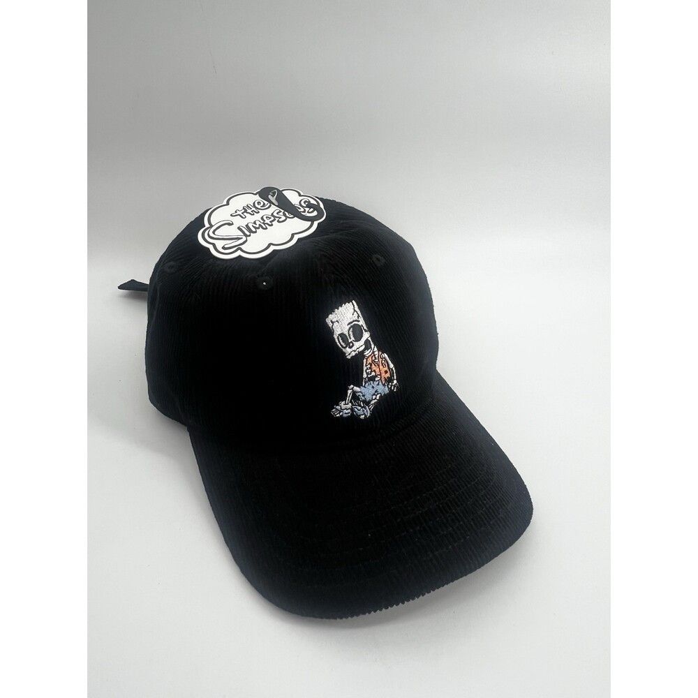 Mad Engine NEW The Simpsons Bart Skeleton Corduroy Dad Hat MAD Engine Size ONE SIZE - 1 Thumbnail