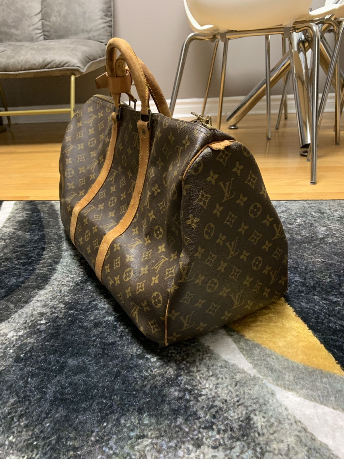 Louis Vuitton Louis Vuitton Duffel Bag Keepall Size ONE SIZE - 3 Thumbnail