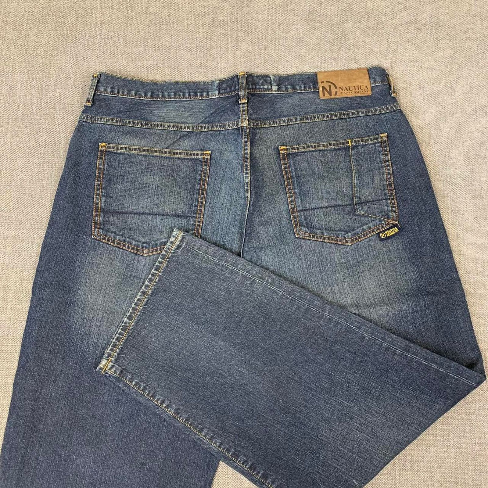Nautica Y2K Nautica Wide Leg Dark Denim Jeans Size US 40 / EU 56 - 1 Thumbnail