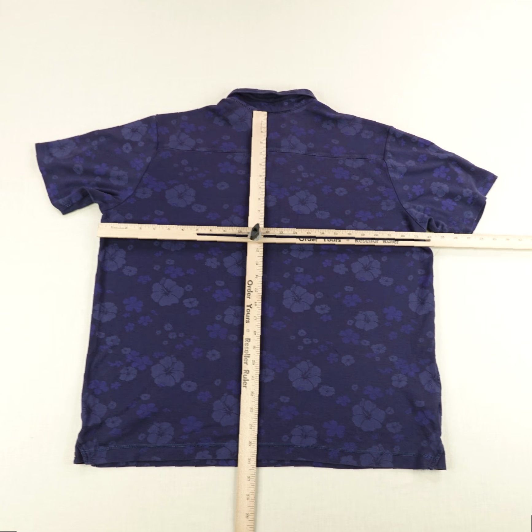 Tommy Bahama Tommy Bahama Polo Shirt Men Large Blue Floral Golf Mens Size US L / EU 52-54 / 3 - 6 Thumbnail