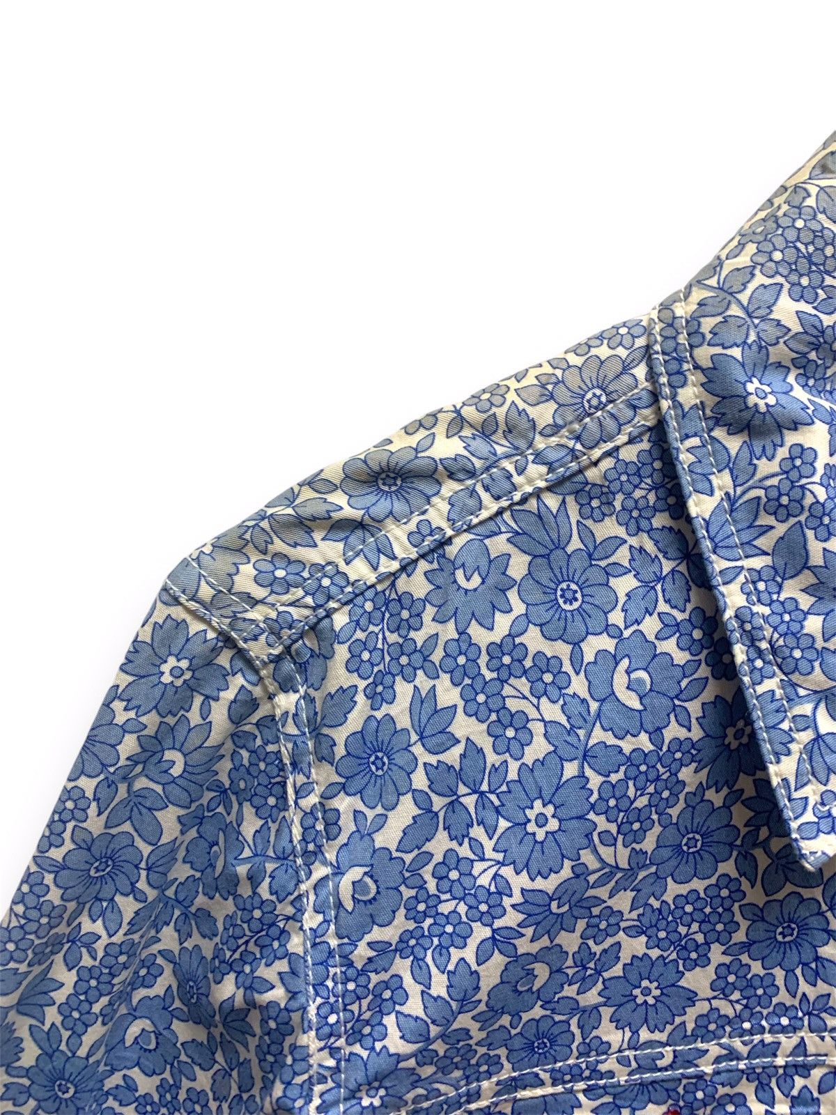 Tommy Hilfiger TOMMY HILFIGER Croptop Denim Jacket Fullprint Flower Size S / US 4 / IT 40 - 7 Thumbnail