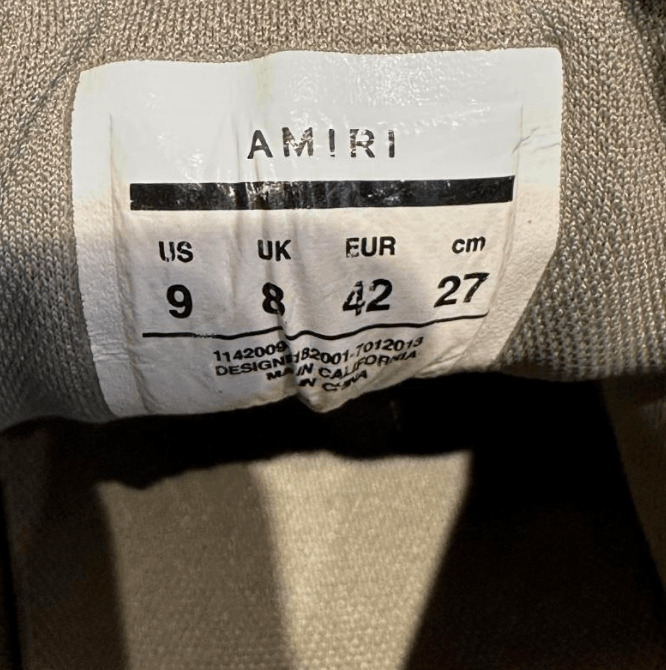Amiri Amiri Hi-Top Sneakers Size US 9 / EU 42 - 4 Thumbnail