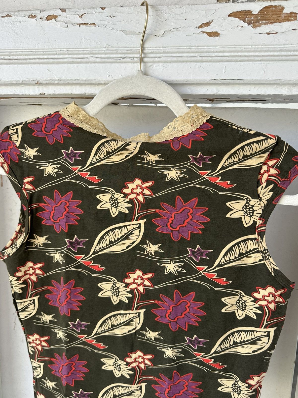 If Six Was Nine NEW Vintage Printed Top Size M / US 6-8 / IT 42-44 - 5 Thumbnail