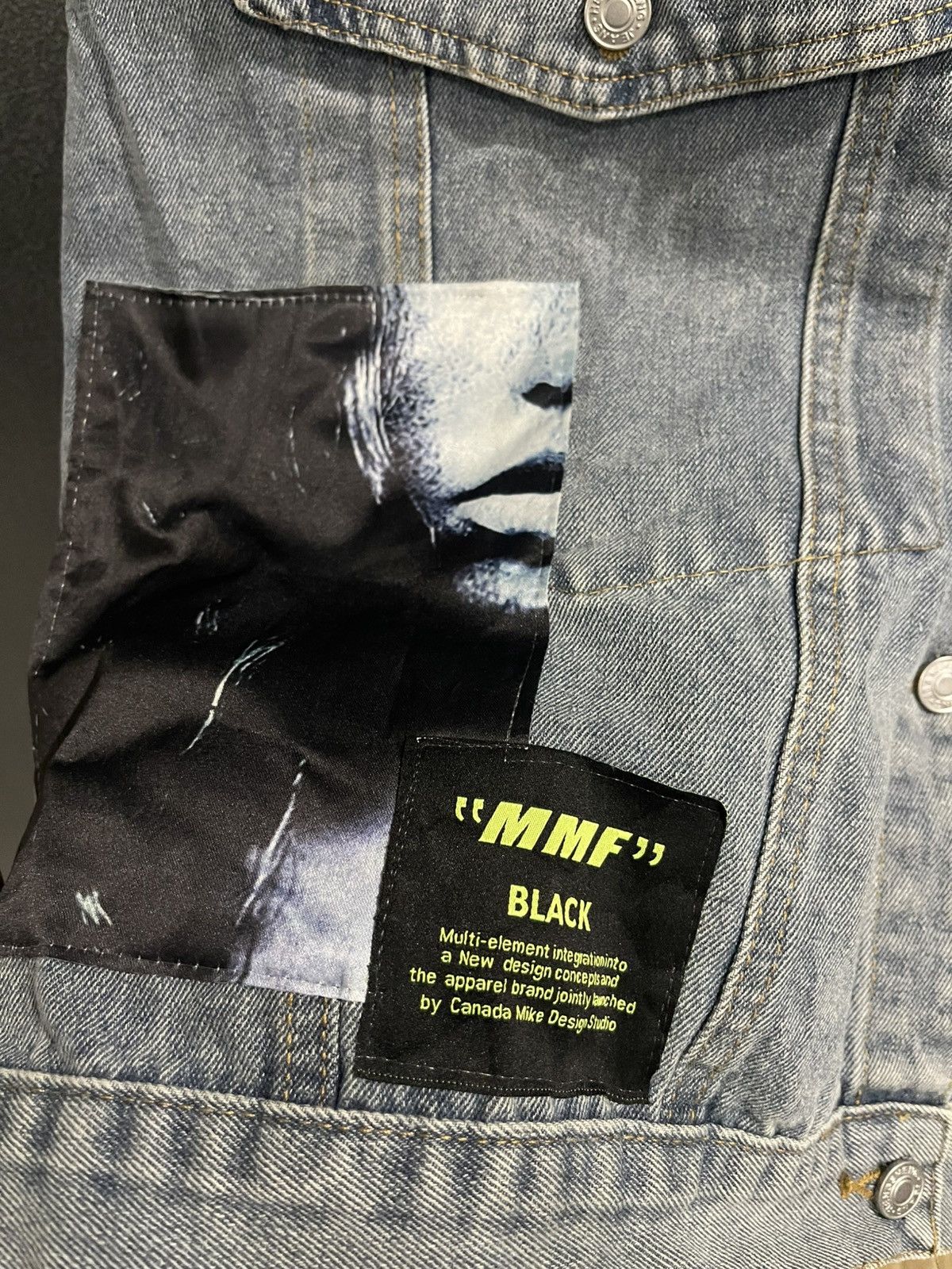 Japanese Brand MMF MOD WAVE MOVEMENT DENIM VEST Size XXL / US 16-18 / IT 52-54 - 9 Thumbnail