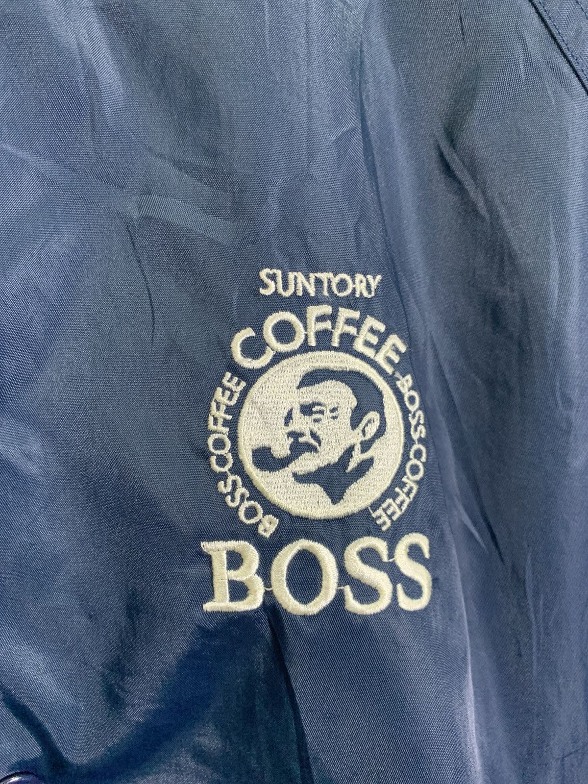 Vintage Vintage 1990 Suntory BOSS COFFEE Varsity Jacket Size US L / EU 52-54 / 3 - 5 Thumbnail