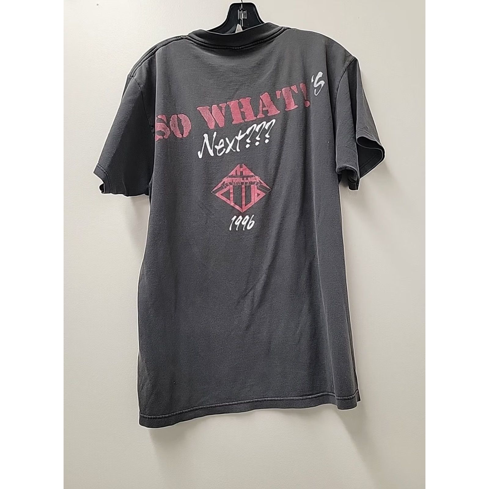 NEXT VINTAGE Metallica So what's next 1996 T Shirt Mens Size Large Black Size US L / EU 52-54 / 3 - 4 Thumbnail