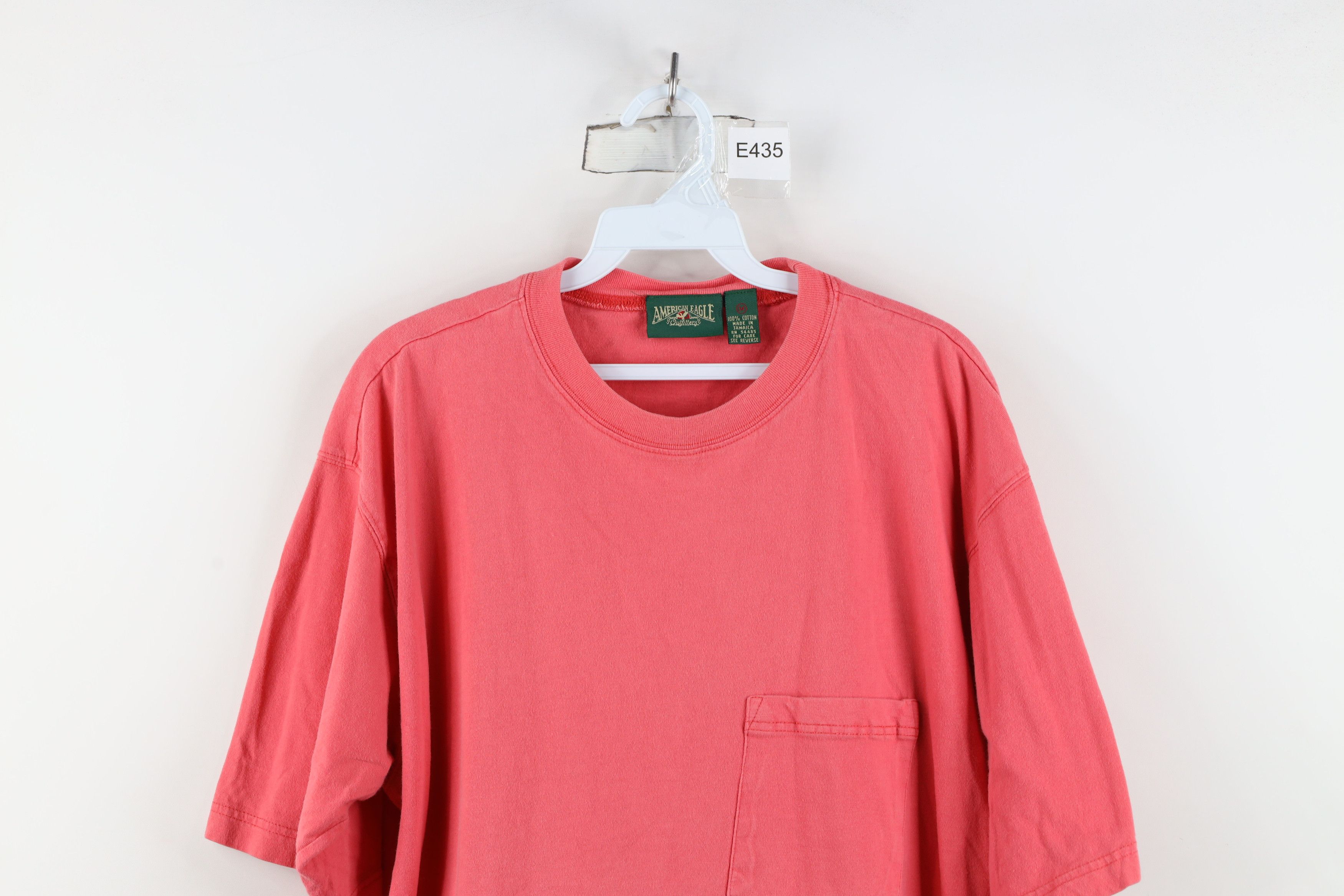 American Eagle Outfitters Vintage 90s American Eagle Outfitters Cotton T-Shirt Pink Size US M / EU 48-50 / 2 - 2 Thumbnail