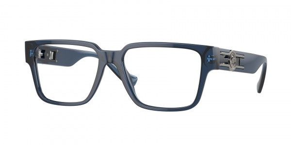 image of Versace Eyeglasses Ve3346 53Mm Blue Transparent, Men's