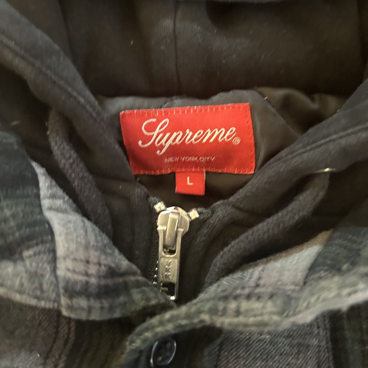 Supreme Supreme x Champion Hooded sweatshirt Grey Medium Size US L / EU 52-54 / 3 - 2 Thumbnail