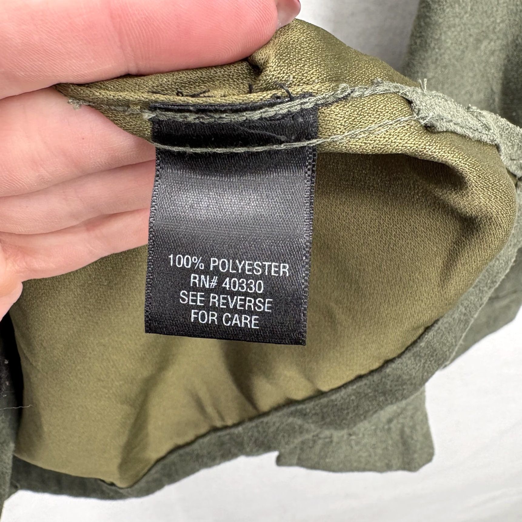 Croft & Barrow VINTAGE Croft & Barrow Shirt Mens Medium Olive Button Front Long Sleeve Woven Sueded VTG Size US M / EU 48-50 / 2 - 7 Thumbnail
