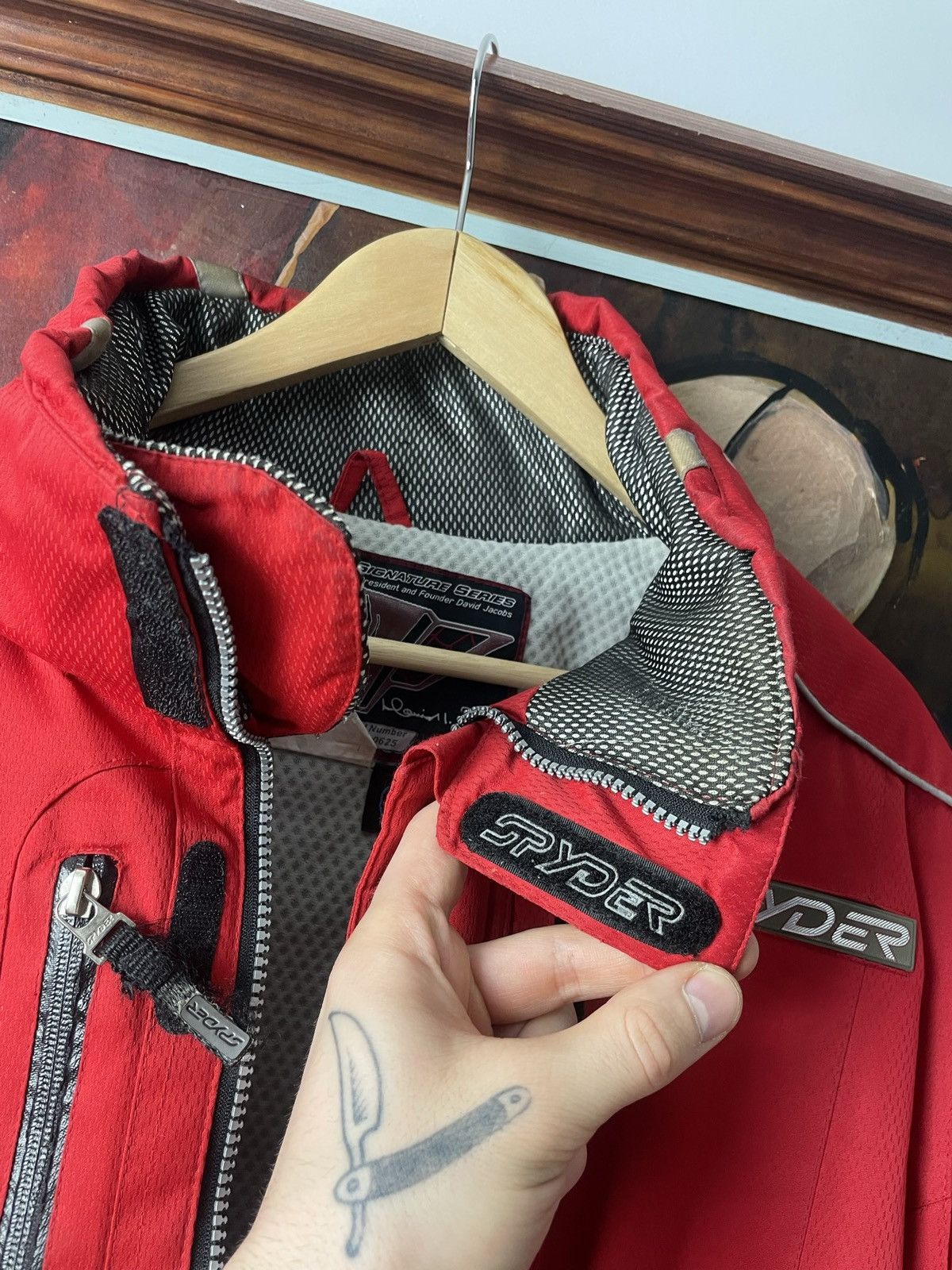 Spyder Spyder X-static Insulat Ski jacket Spiderweb Fullprint Hype Size US XL / EU 56 / 4 - 7 Thumbnail