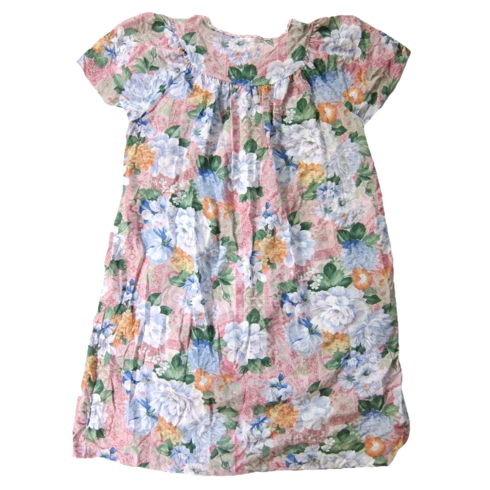 Ariat Aria Nightgown Floral Cotton Pink 1X Women Zip Pocket Dress Robe Gown Color Pink Floral Cotton Nightgown Zip Pocket Women 1X Size XL / US 12-14 / IT 48-50 - 2 Thumbnail