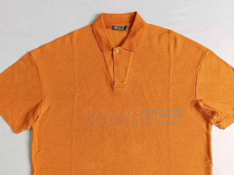 Loro Piana Loro Piana Men's Linen Short Sleeve Polo. Size US L / EU 52-54 / 3 - 3 Thumbnail