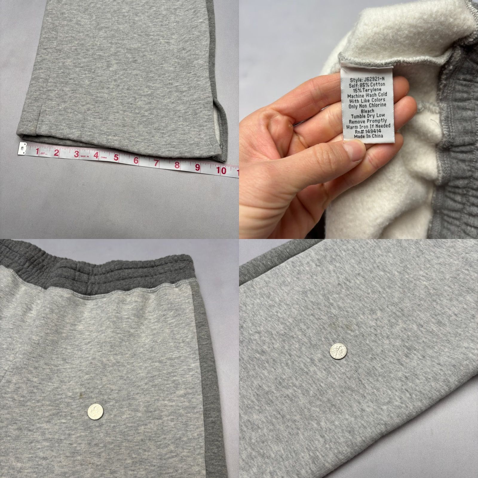 Johnny Was Johnny Was Pants Womens M Gray Los Angeles Wide Leg Lounge Sweatpants Women Size 32" / US 10 / IT 46 - 8 Thumbnail