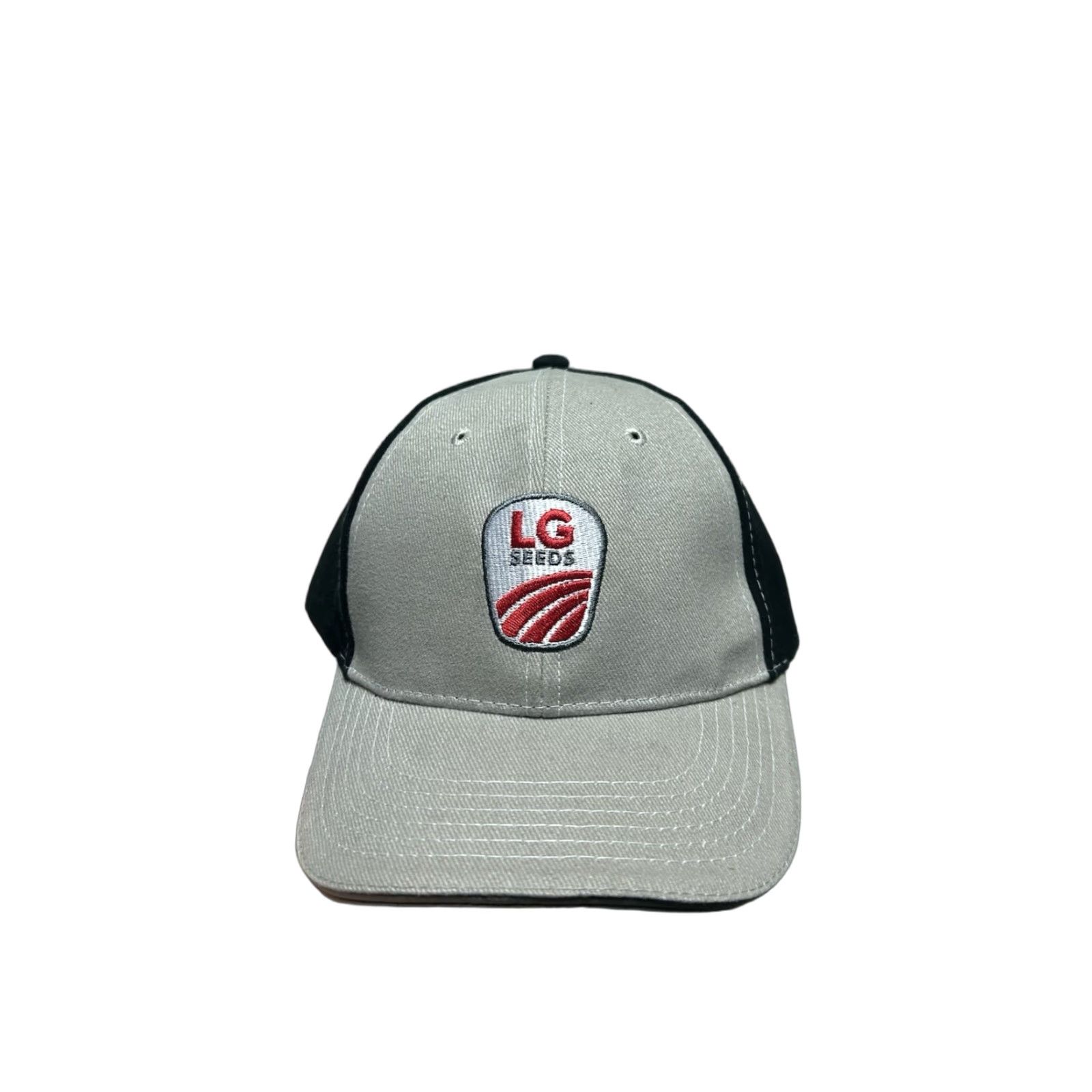 Vintage **ADJUSTABLE EMBRODIRY BLACK LG SEEDS STRAPBACK HAT CAP** User: **ADJUSTABLE EMBROIDERED LG SEEDS BLACK STRAPBACK HAT CAP** Size ONE SIZE - 1 Thumbnail