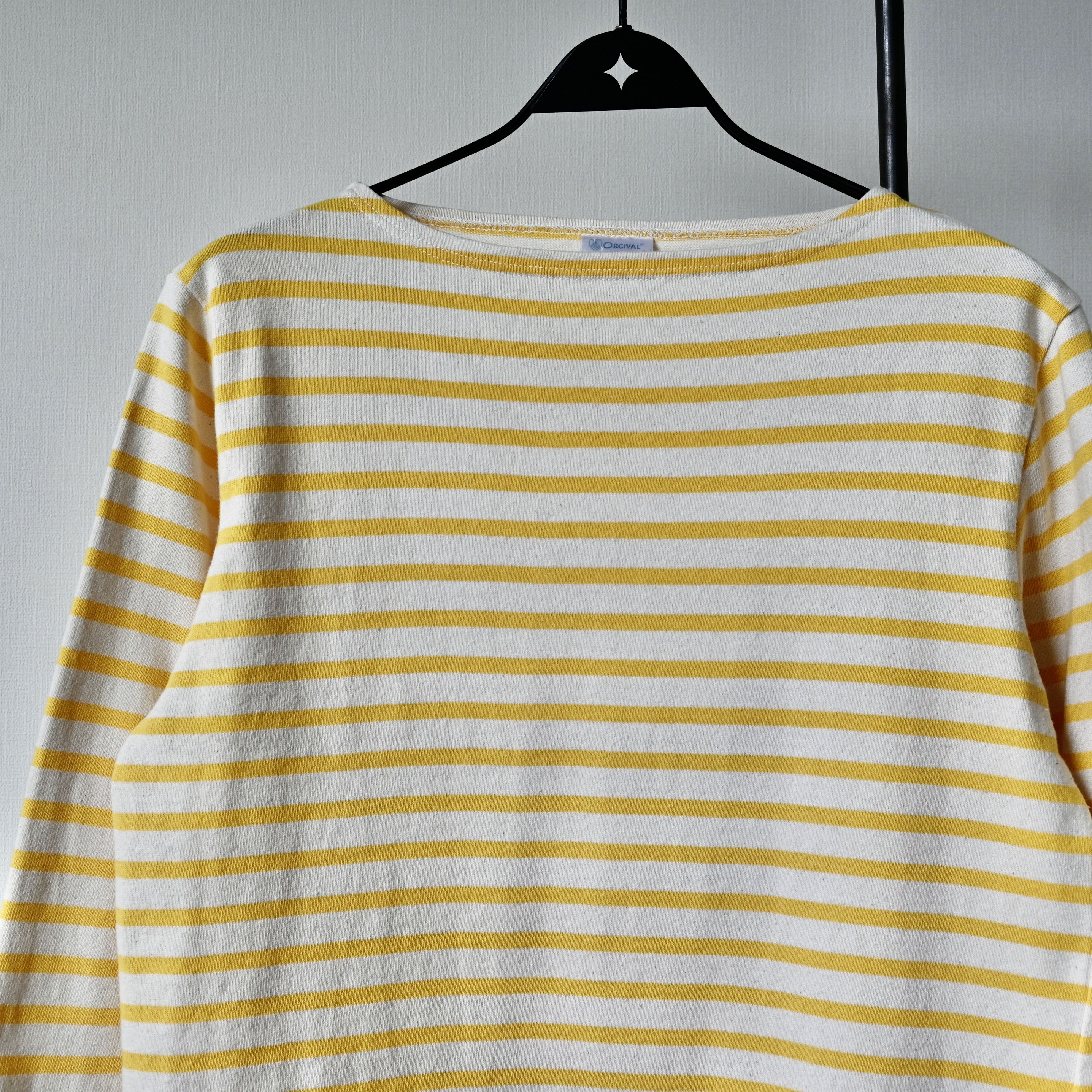 Orcival Orcival heavyweight cotton breton basque shirt, size 3 Size US S / EU 44-46 / 1 - 3 Thumbnail