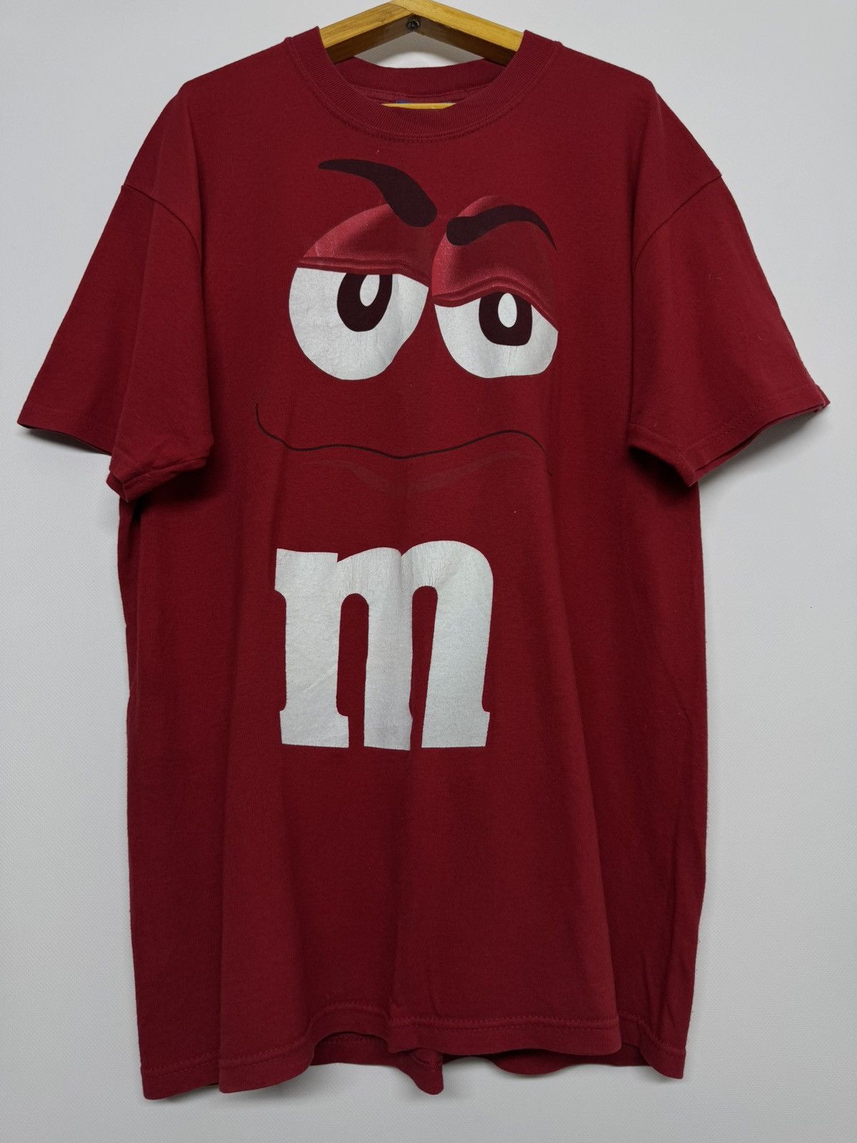 Vintage VINTAGE M&MS FULL PRINT T-SHIRT TEE RED CANDY Size US L / EU 52-54 / 3 - 7 Thumbnail