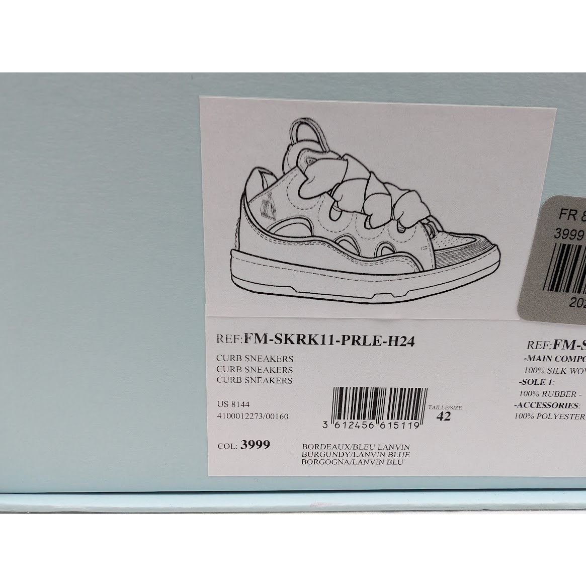 Lanvin o1rshd1 Curb Sneakers in Multicolor Size US 9 / EU 42 - 24 Thumbnail
