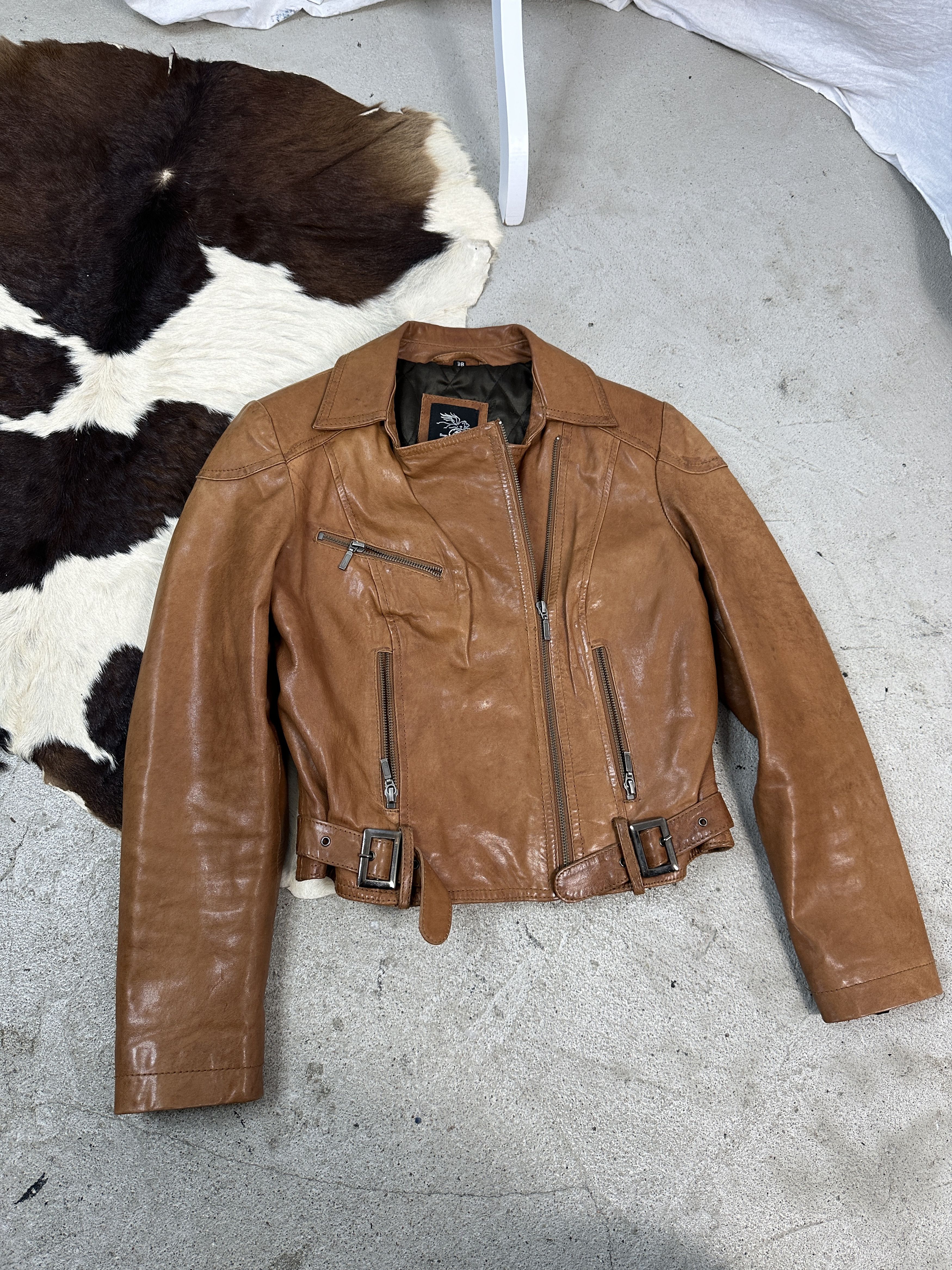 Vintage Women's Vintage Leather Jacket Size M / US 6-8 / IT 42-44 - 1 Thumbnail