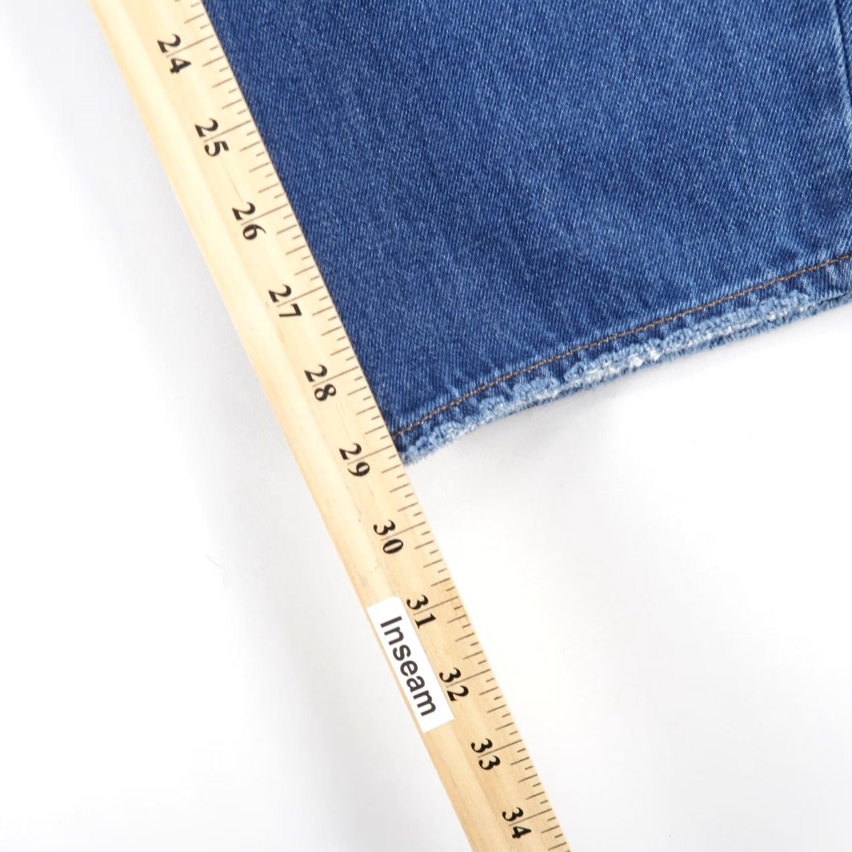 Madewell Madewell Baggy Straight Jeans Womens 32 Blue High Rise Cotton Hemp Denim Modern Size 24" / US 00 / IT 34 - 6 Thumbnail