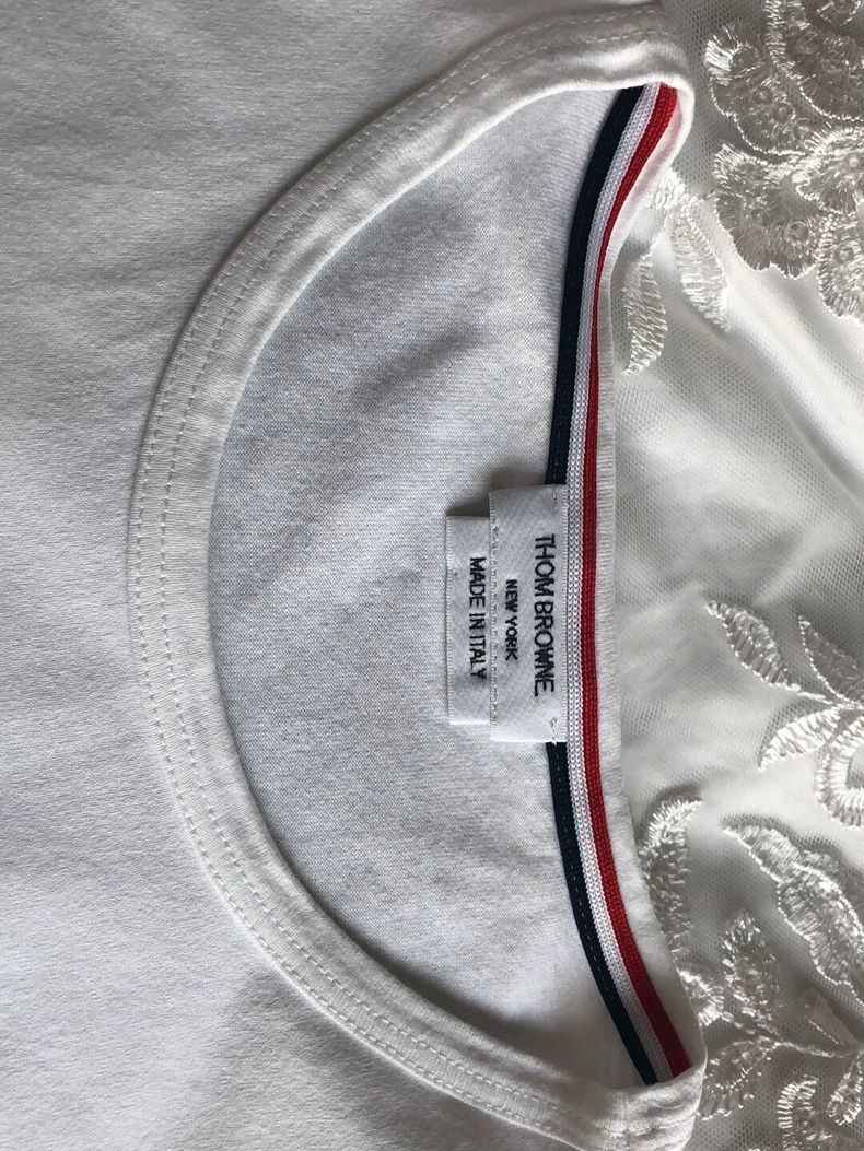 Thom Browne Thom Browne size0 Striped long-sleeved T-shirt Size US XS / EU 42 / 0 - 3 Thumbnail