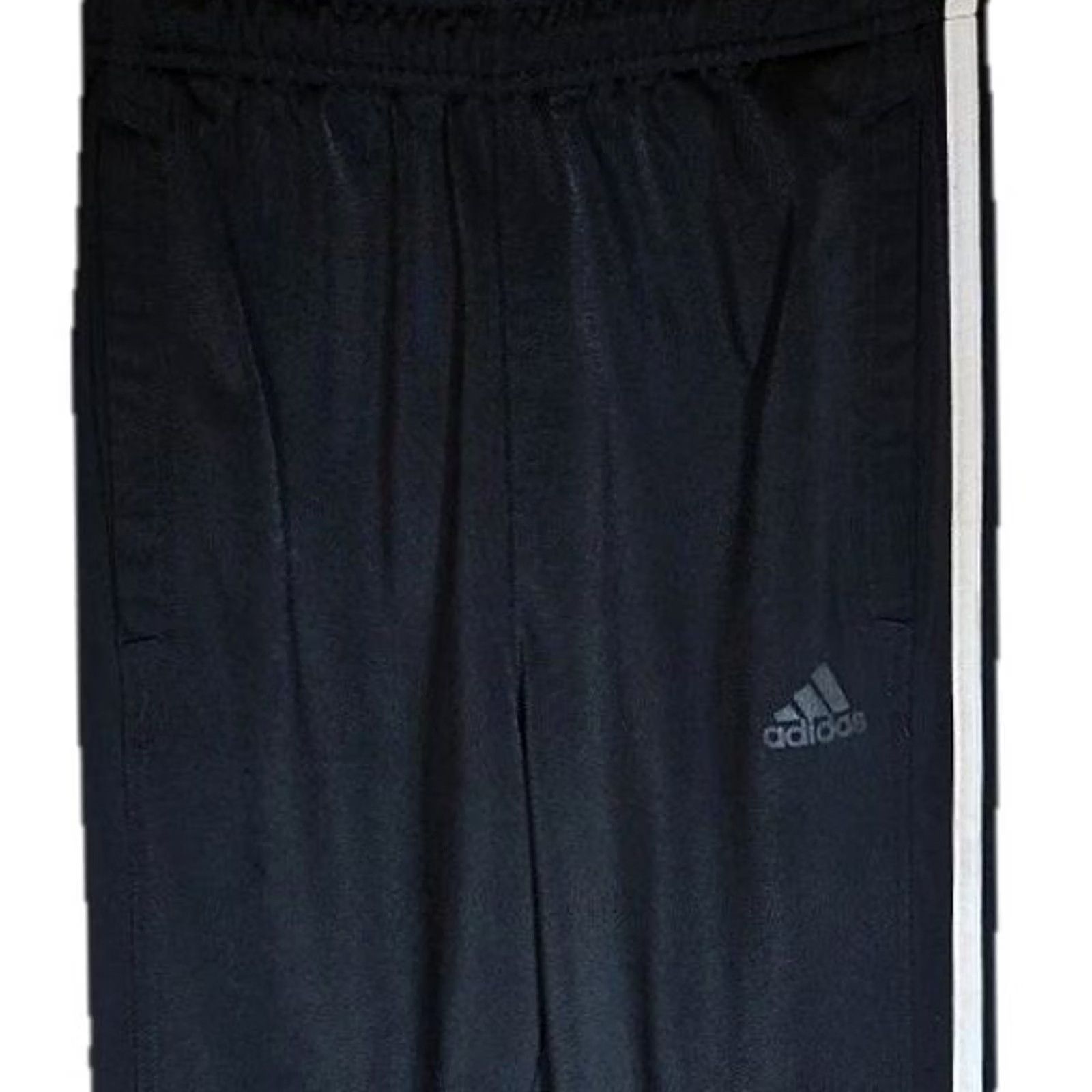 Adidas Adidas Track Pants Small Women Black White Primegreen Athletic Joggers, 3-Stripe, Elastic Waist, Straight Leg, Running & Gym Size 28" / US 6 / IT 42 - 2 Thumbnail