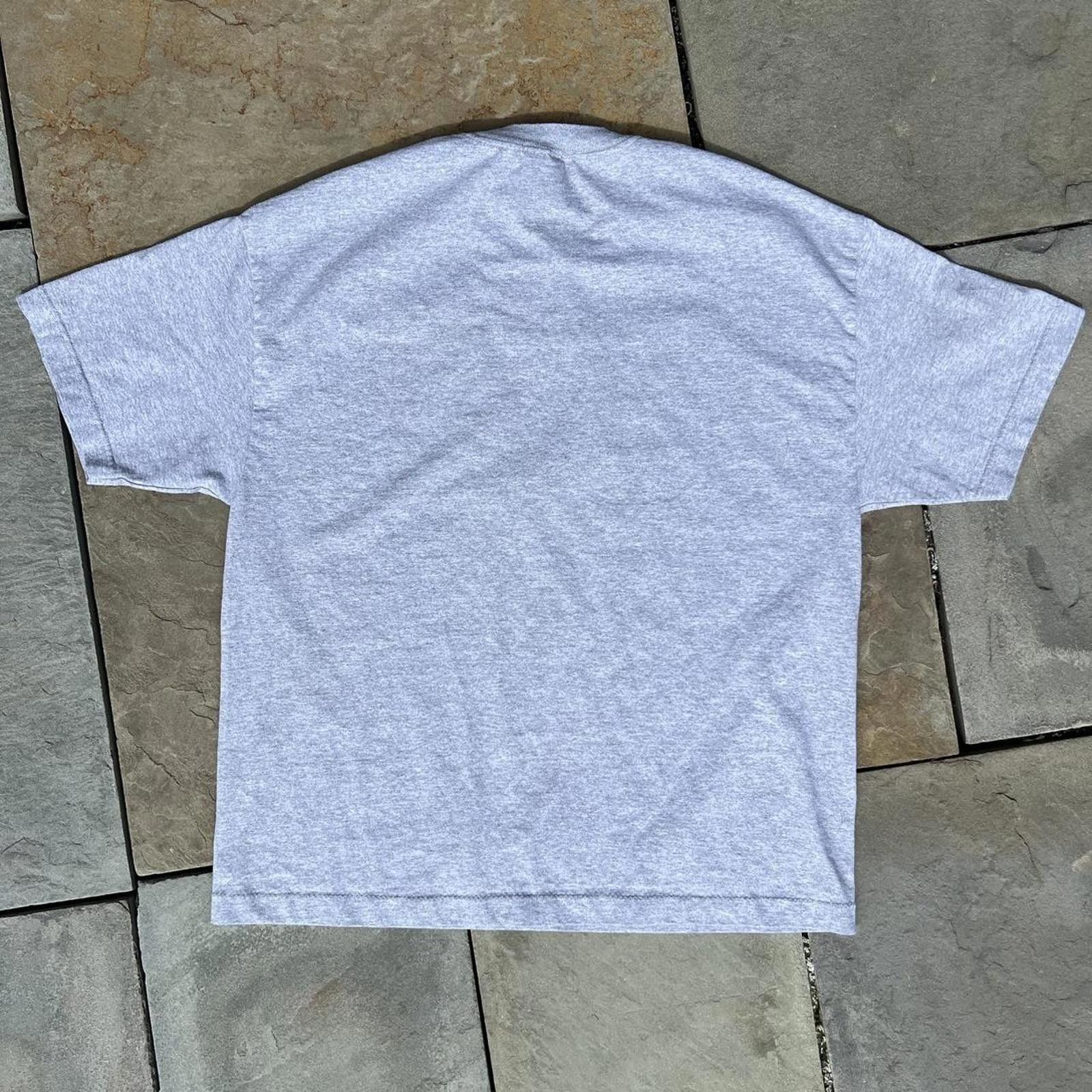 AAA Y2K Las Vegas Route 66 Felt Grey Heather T-shirt Size US XL / EU 56 / 4 - 4 Thumbnail