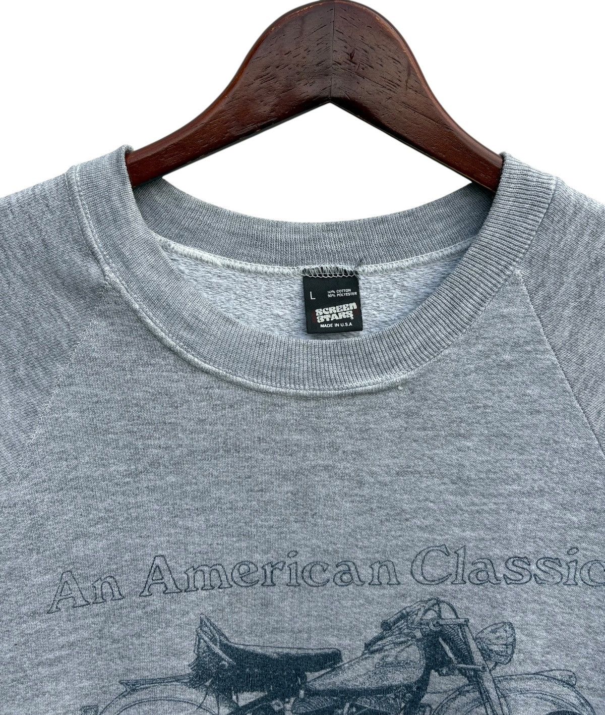 Indian Motorcycle Vintage 90s Indian Motocycle Poly Cotton Sweatshirt Size US S / EU 44-46 / 1 - 3 Thumbnail