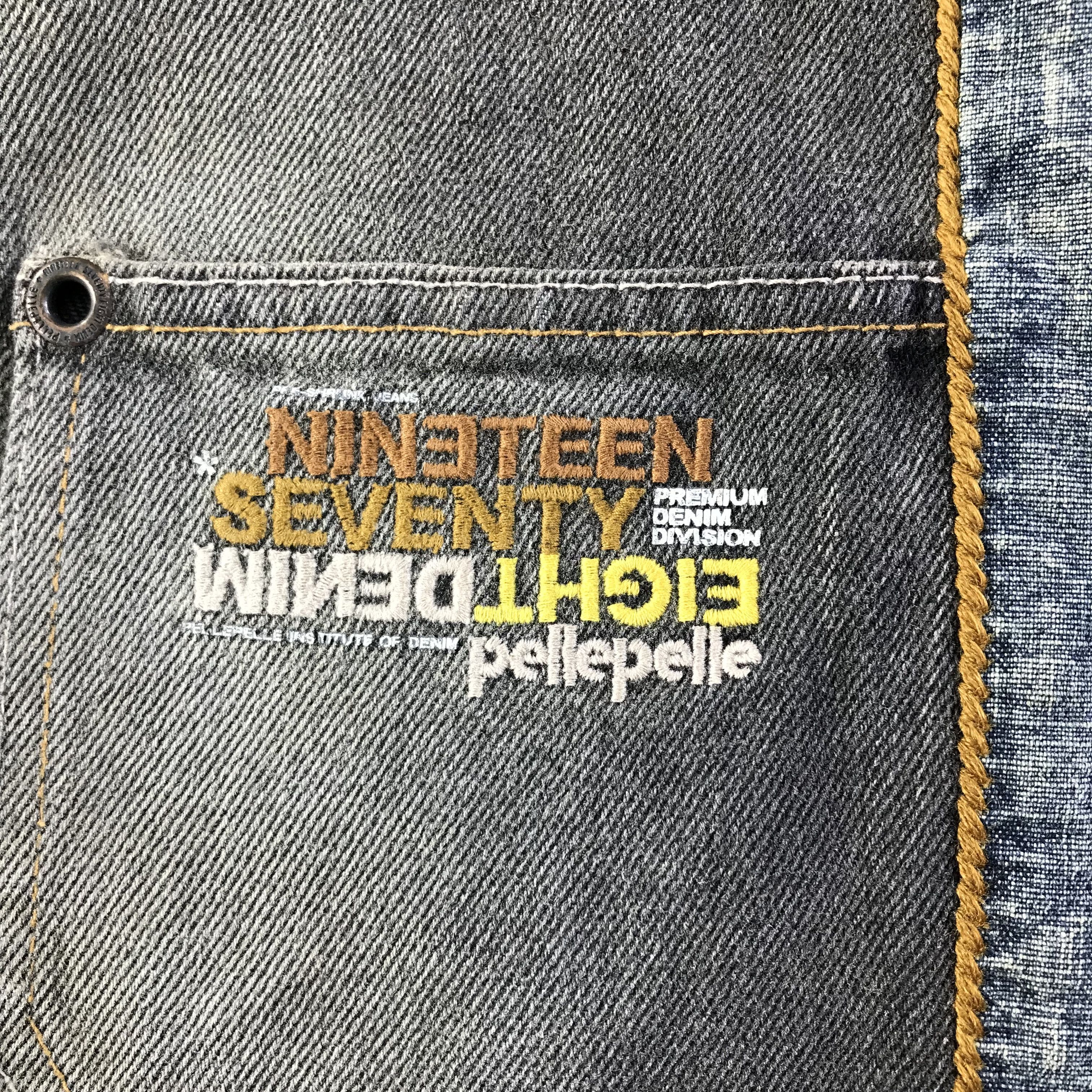 Pelle Pelle Pelle Pelle Bagy Jeans Faded Black Denim KJ3193 Size US 36 / EU 52 - 8 Thumbnail