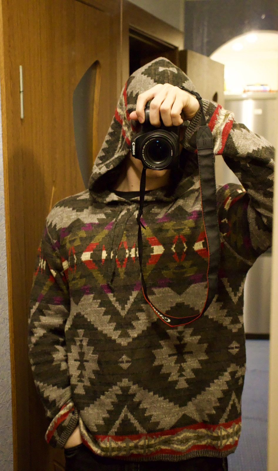 Denim & Supply Ralph Lauren Denim & Supply Ralph Lauren Aztec Native Knit Hoodie (2010s) Size US M / EU 48-50 / 2 - 3 Thumbnail