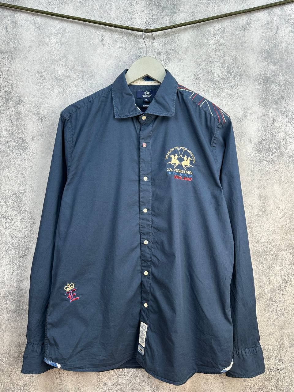 La Martina La Martina "England" Buenos Aires Button Up Shirt Slim Fit Size US XL / EU 56 / 4 - 1 Thumbnail