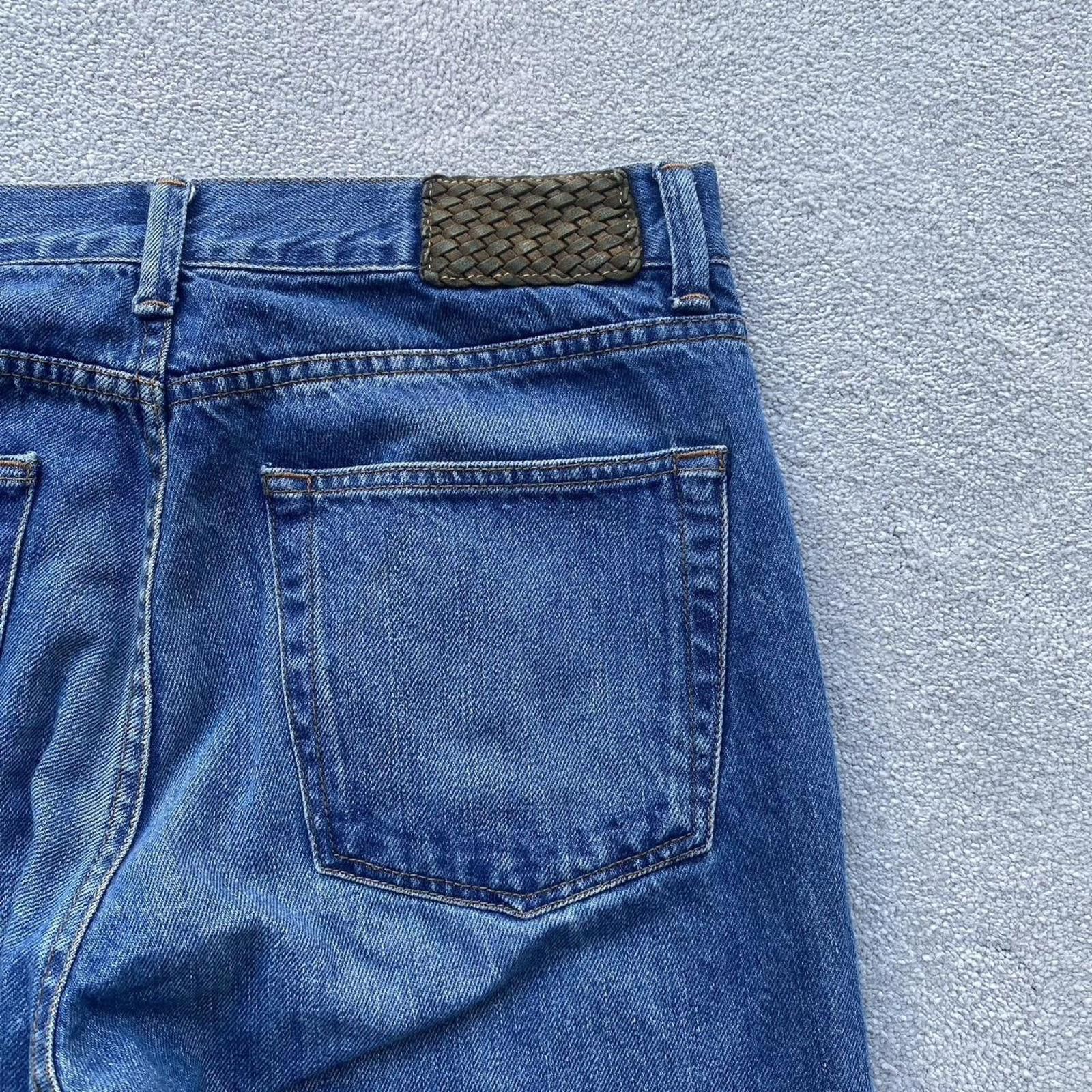 Our Legacy Our Legacy Regular Fit Denim Jeans With Woven Patch Size US 33 - 3 Thumbnail