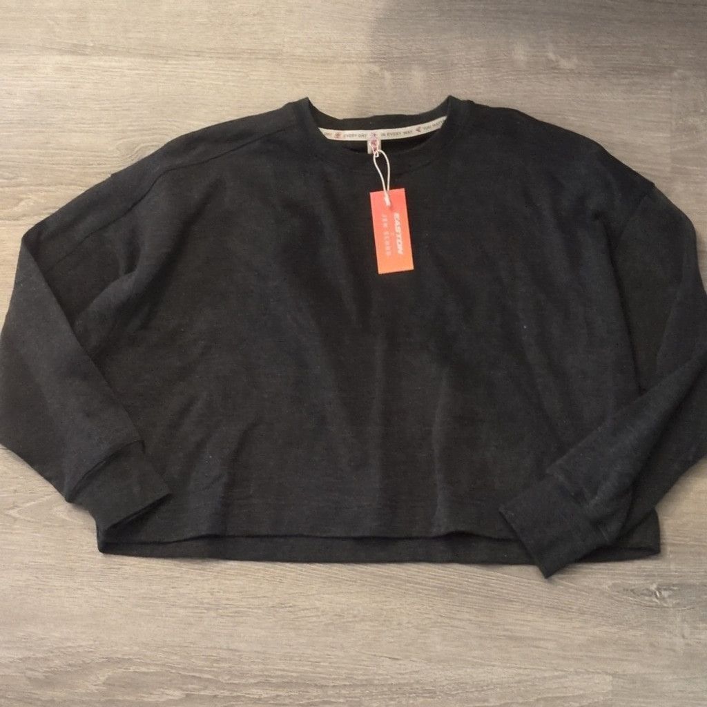 Other Easton x Jen Schro gray oversized crop crew size large Size L / US 10 / IT 46 - 1 Thumbnail