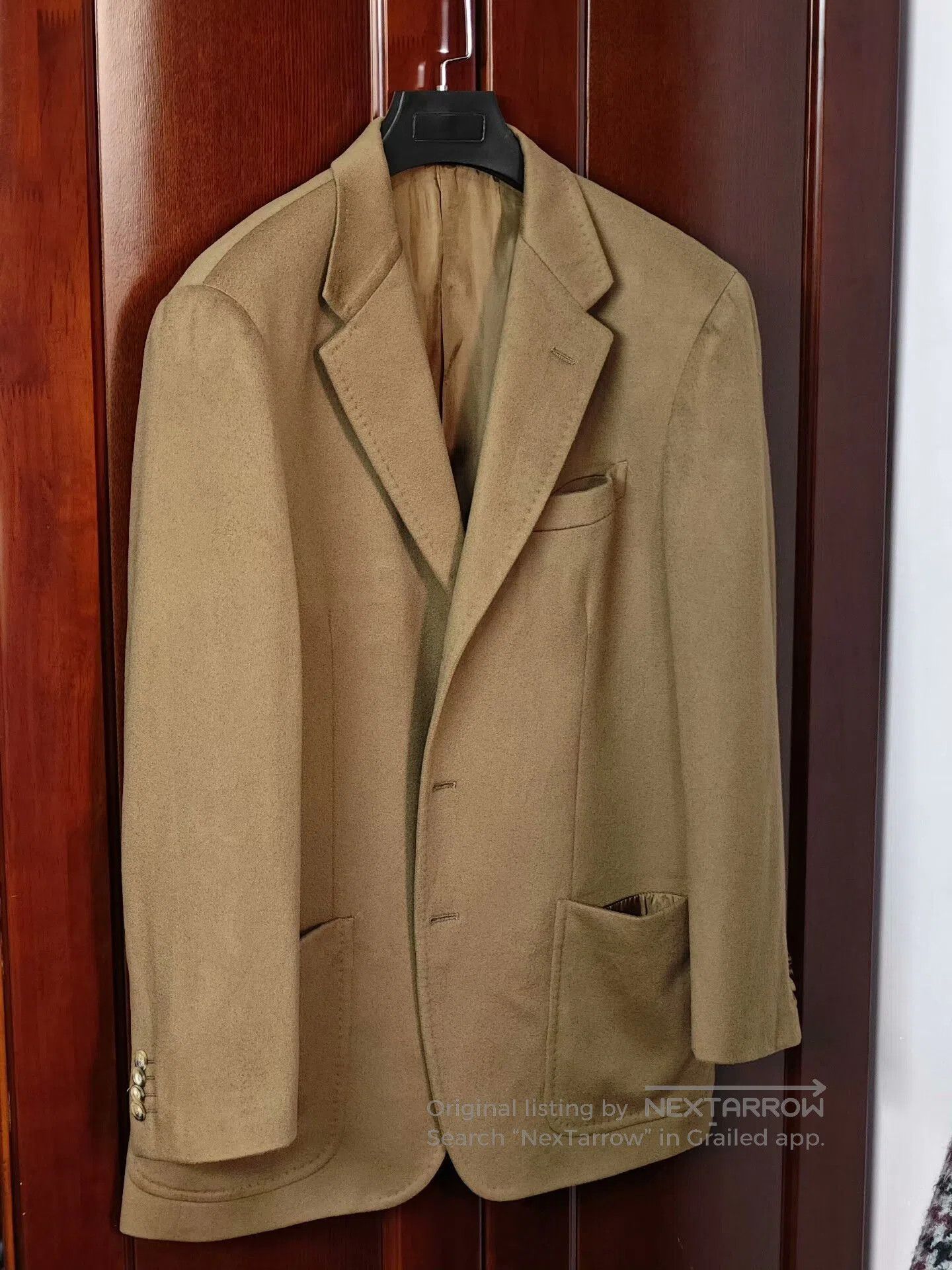 Japanese Brand Italian Wool Cashmere Blazer. Size US M / EU 48-50 / 2 - 1 Thumbnail