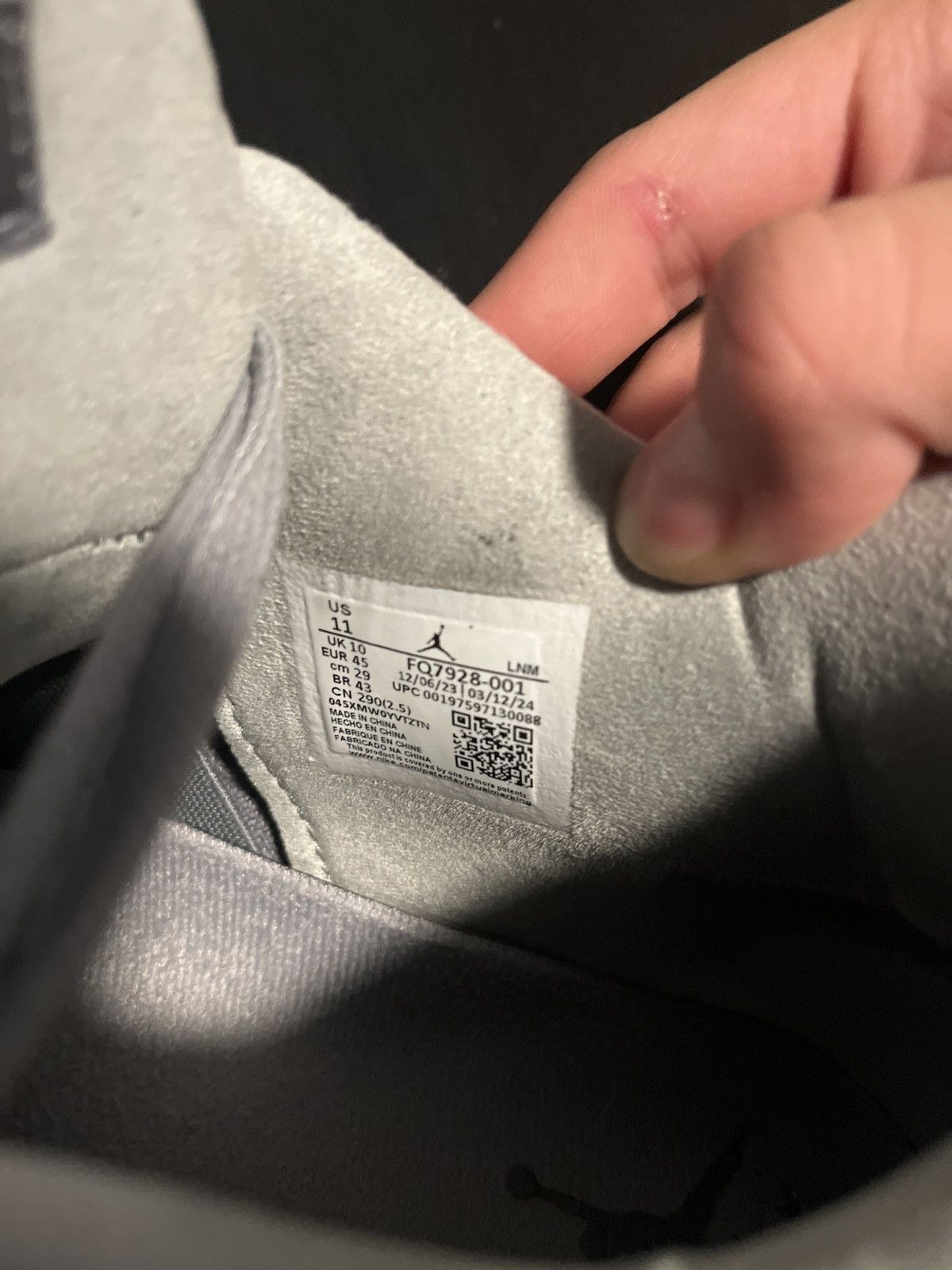 Jordan Brand Air Jordan 4 SE 'Wet Cement' (2024) Size US 11 / EU 44 - 4 Thumbnail