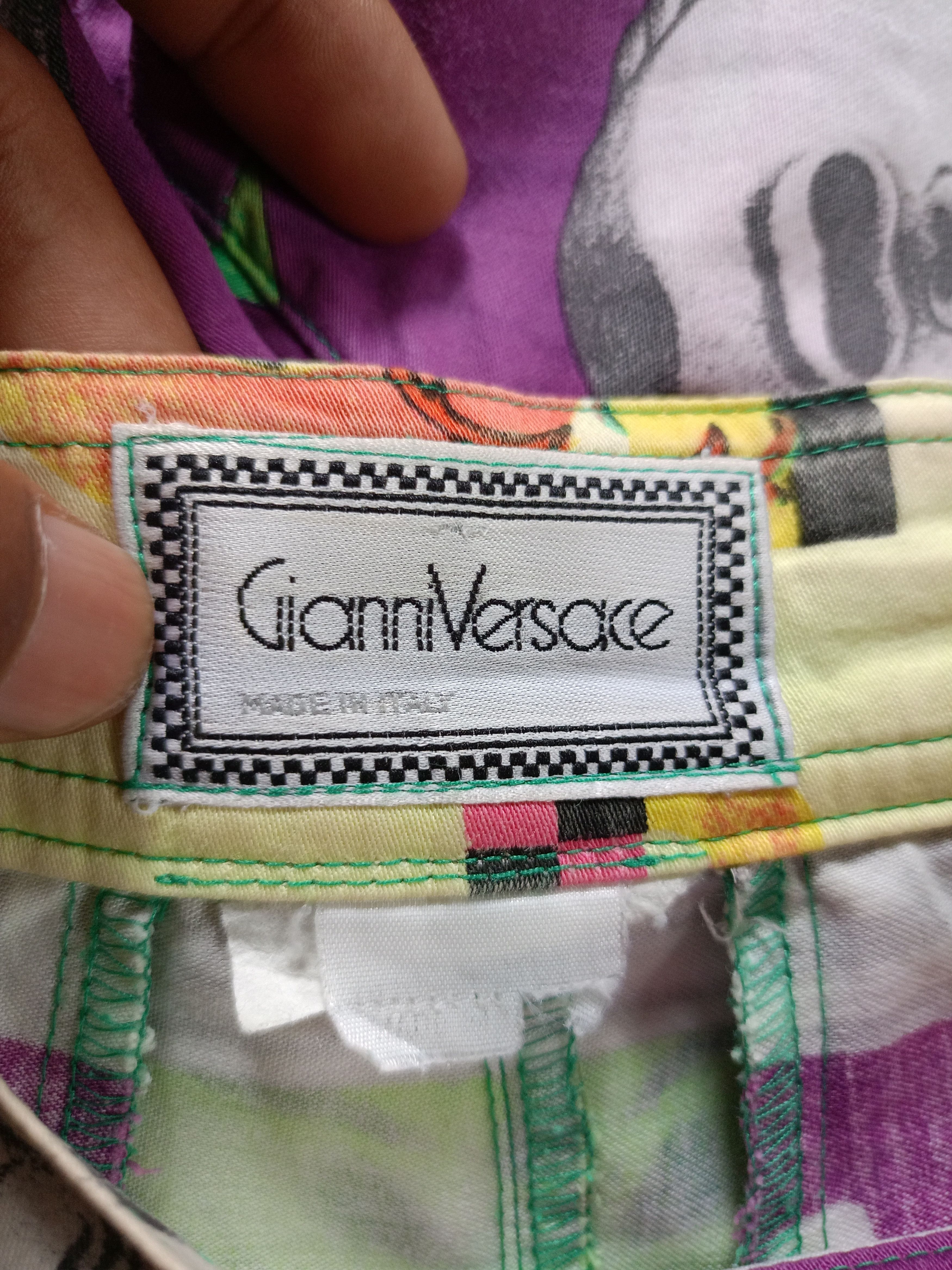 Versace 90s Gianni Versace Opera Balleto Teatro Cinema print Pants Size 24" / US 00 / IT 34 - 9 Thumbnail