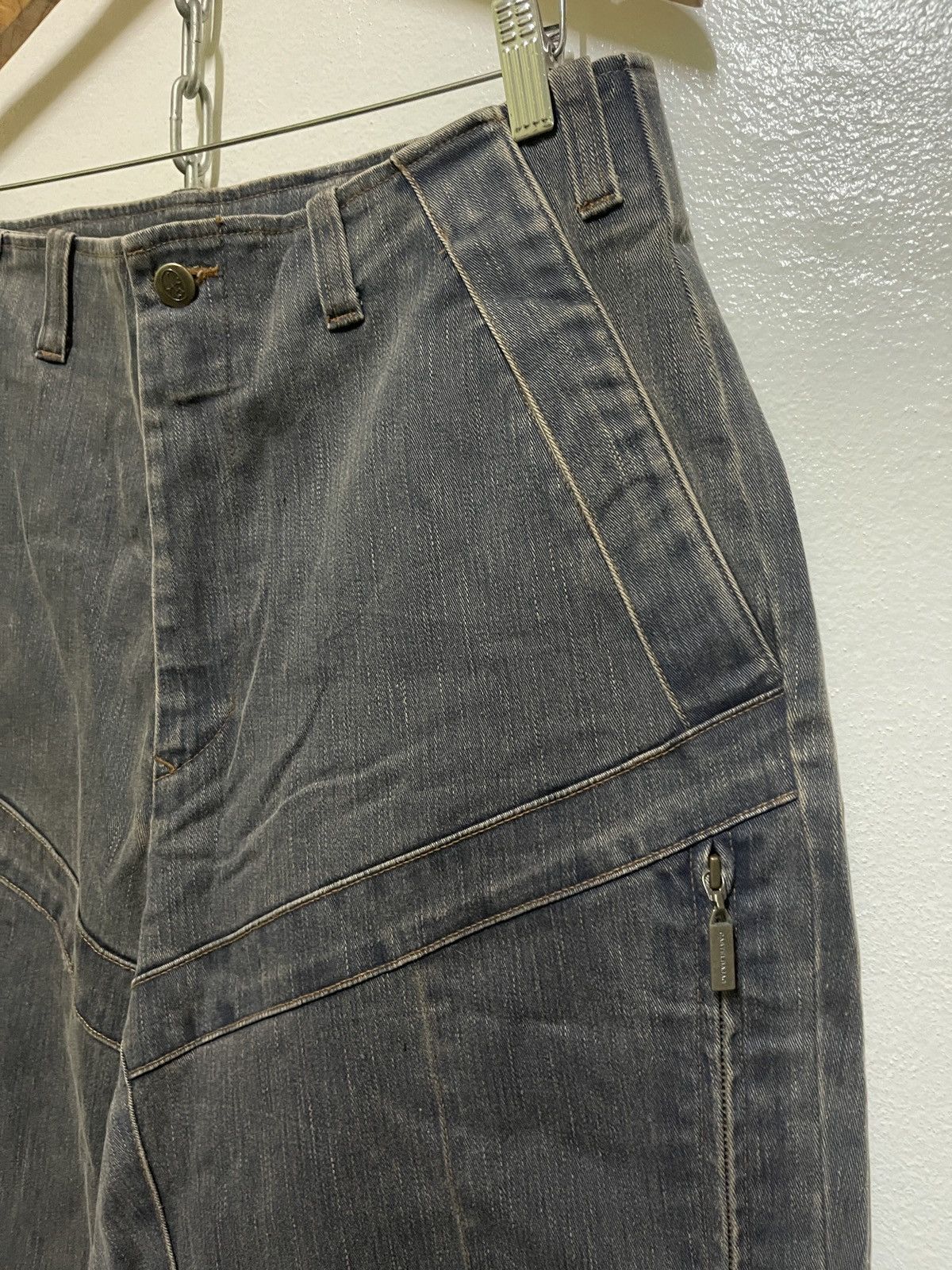 Jean Charles De Castelbajac × Vintage Castelbajac Sport Army Stretch Jeans Size 32" / US 10 / IT 46 - 9 Thumbnail