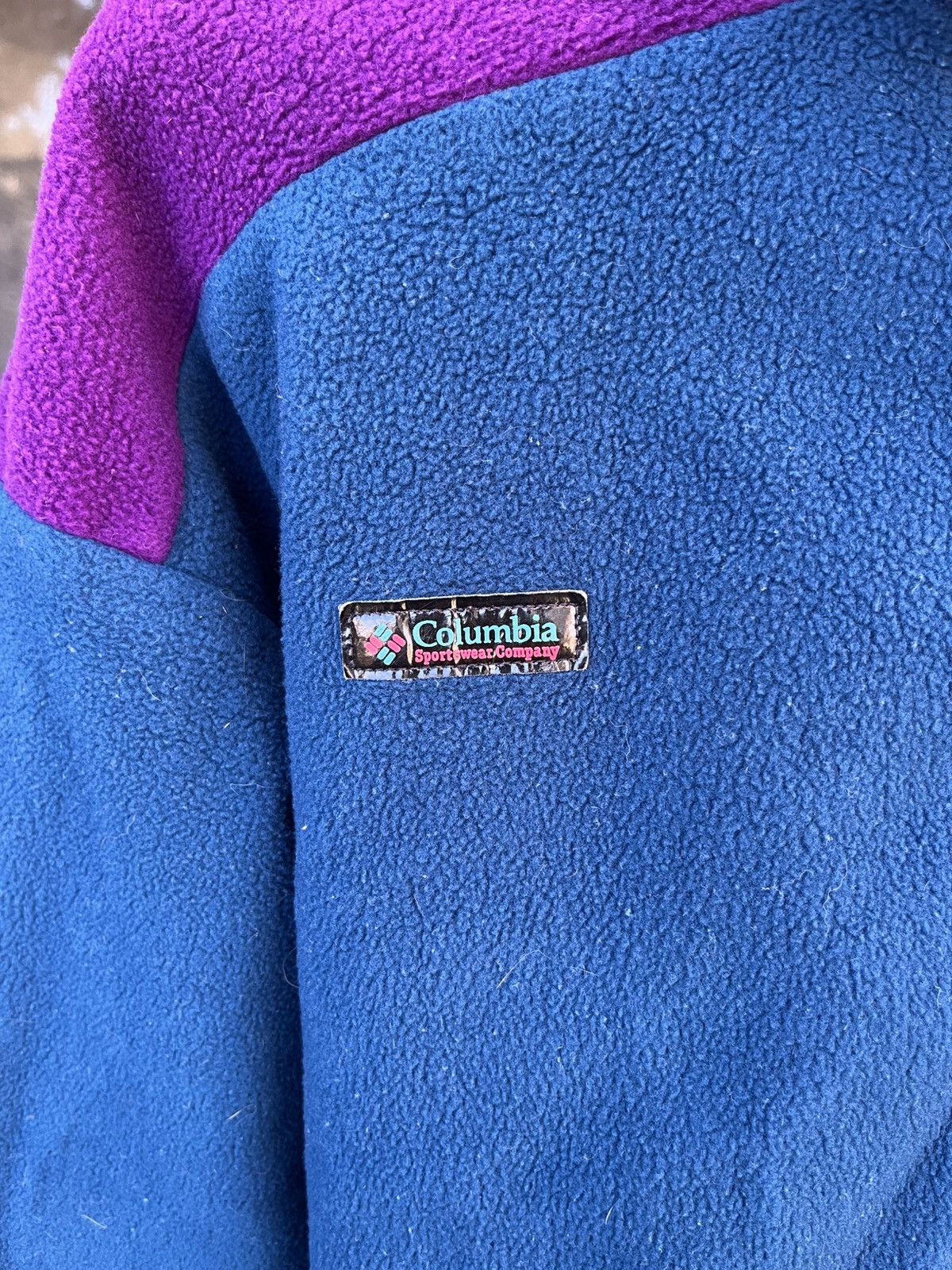 Columbia Vantage 90s Columbia sportswear blue fleece jacket Size US M / EU 48-50 / 2 - 2 Thumbnail