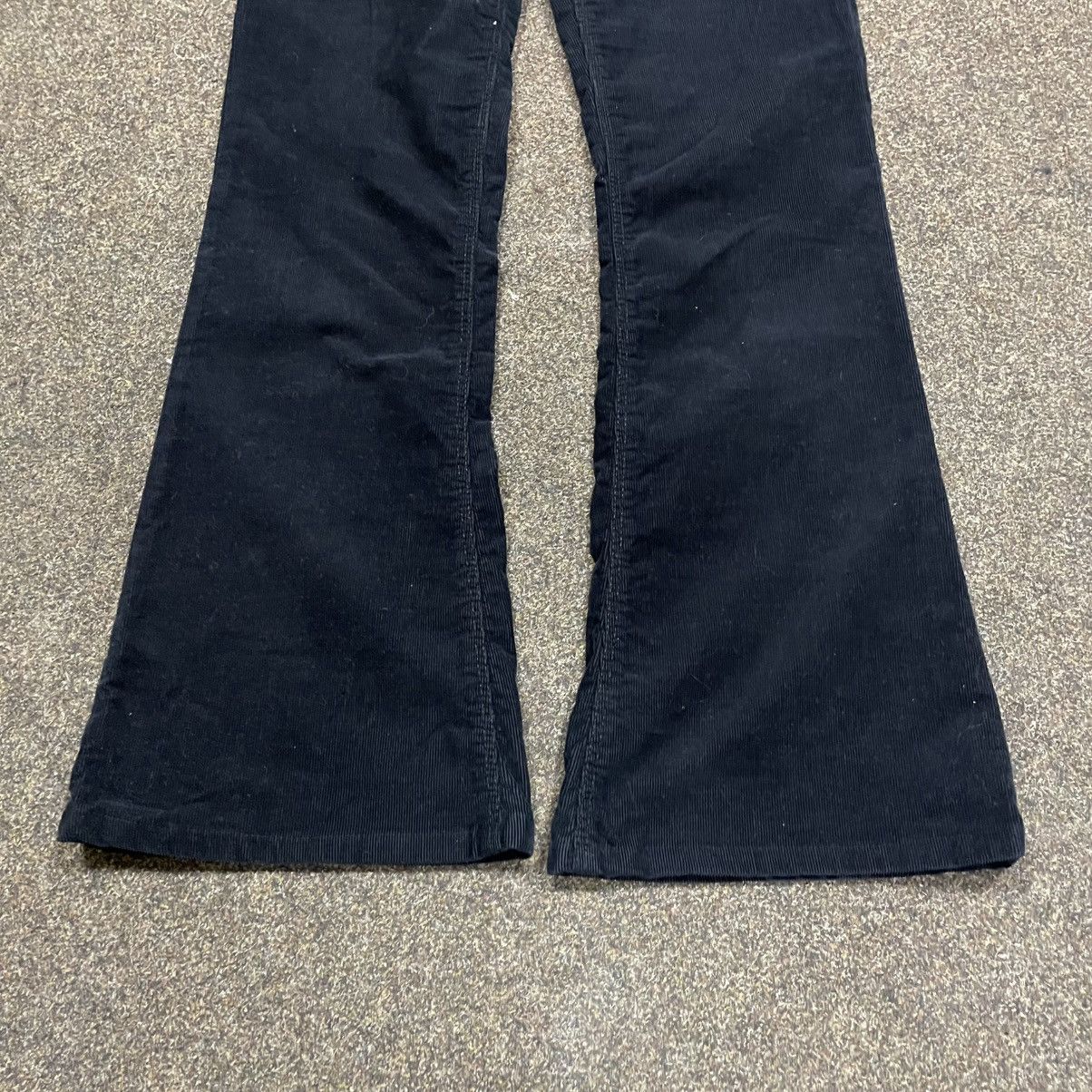 Vintage Y2K Baggy Wide Leg Faded Black Cargo Pants Streetwear 29 Size 29" - 3 Thumbnail